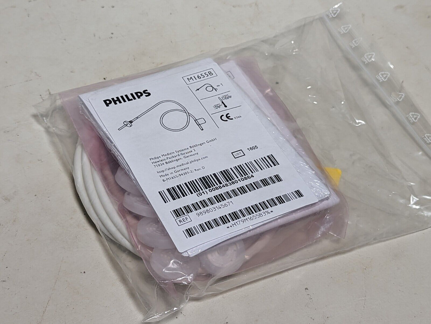 Philips M1655B anesthesia gas return line tubing