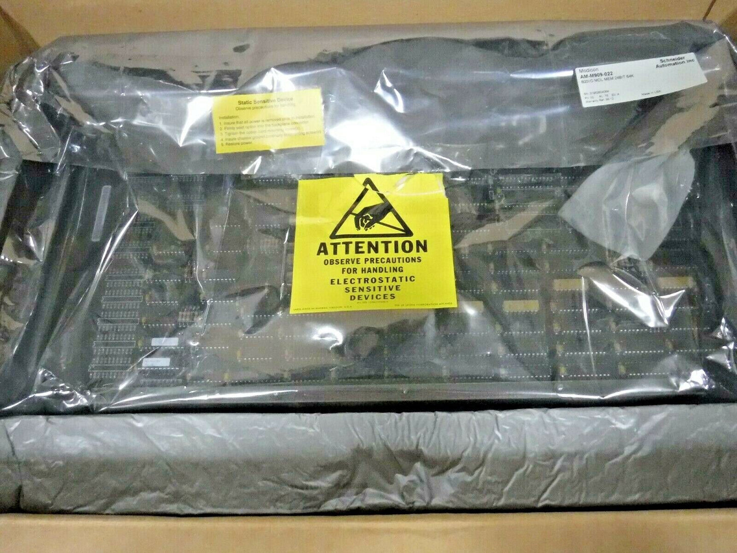 Schneider Automation Modicon AM-M909-022 24-BIT, 64K, 800-I/O Module "NEW"