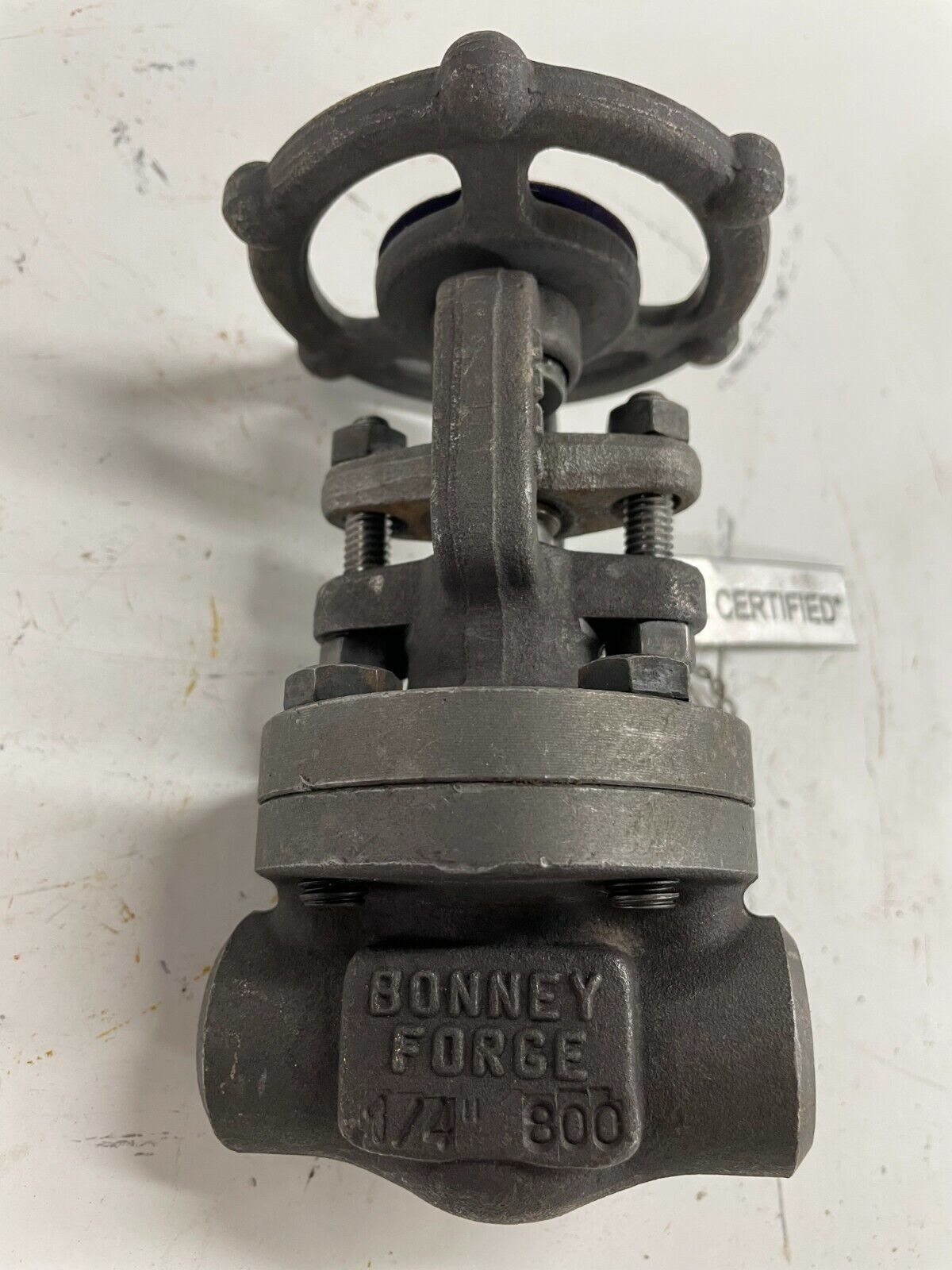 BONNEY FORGE H11 Gate Valve 1/4" 800 Threaded Ends A105N Forged Steel Trim #8