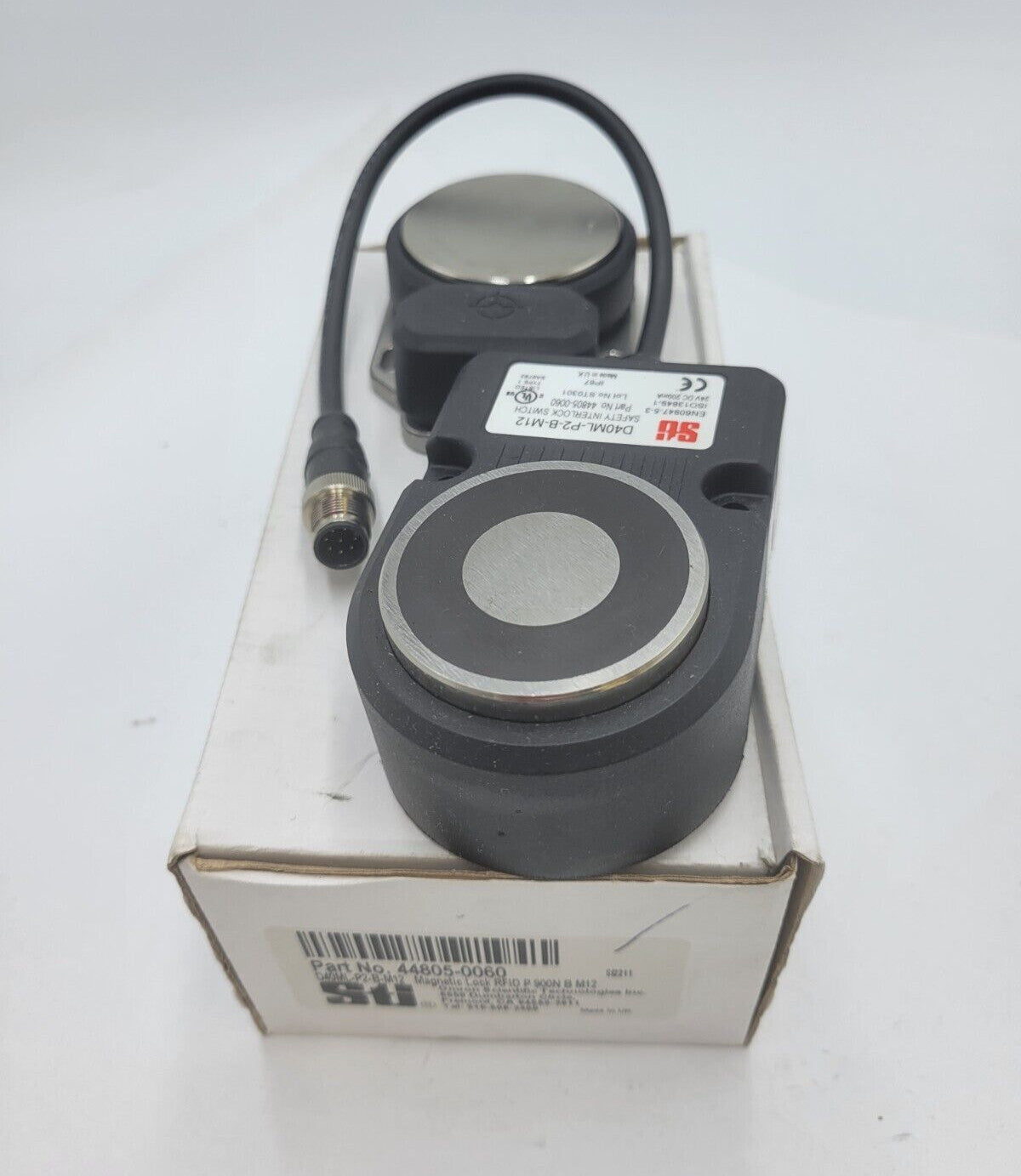 Omron Sti D40ML-P2-B-M12 44805-0060 Safety Interlock Switch Magnetic 24VDC 200mA