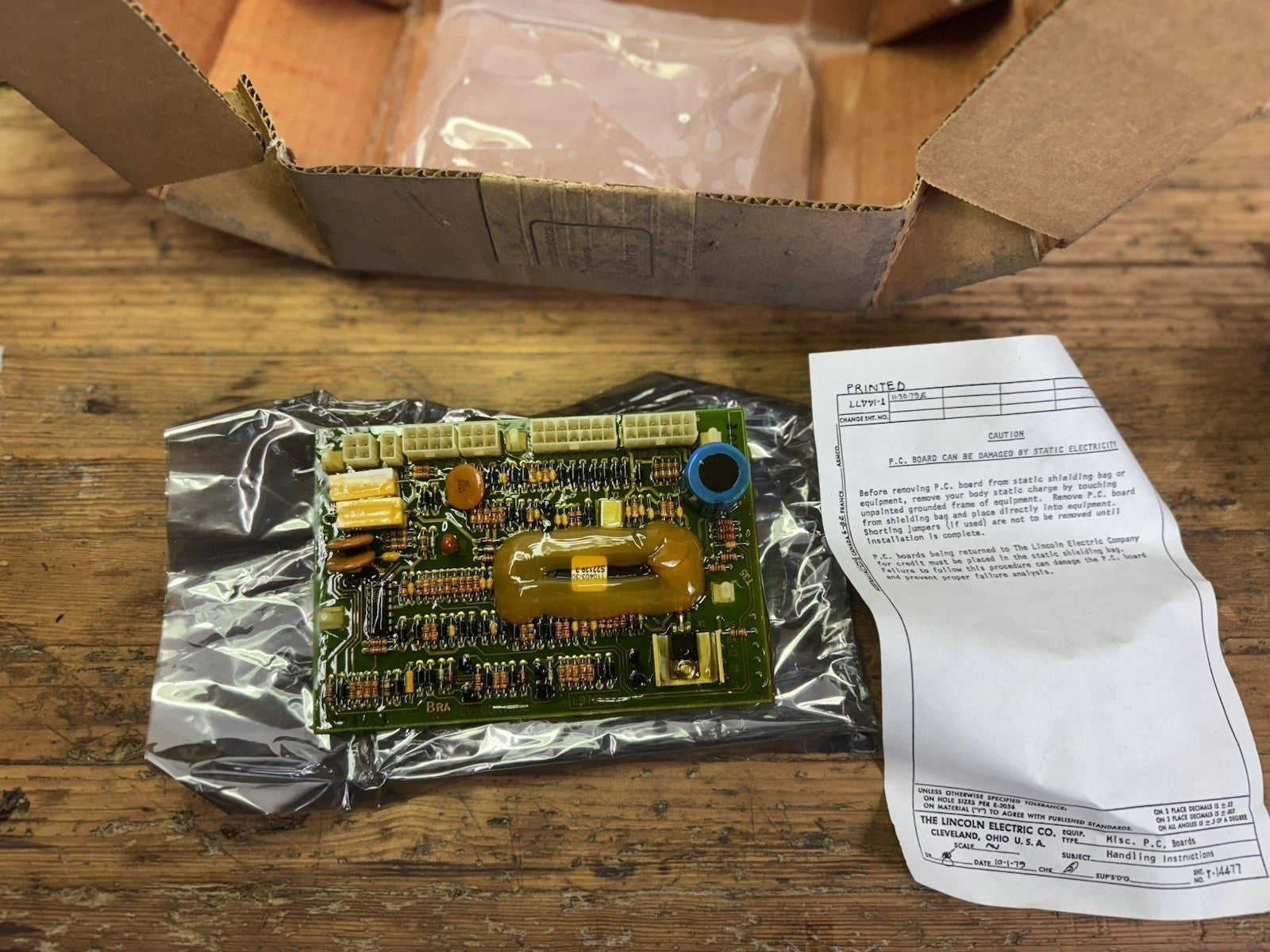 Brand New Lincoln Electric L9768-2 Control PC Board CV Control