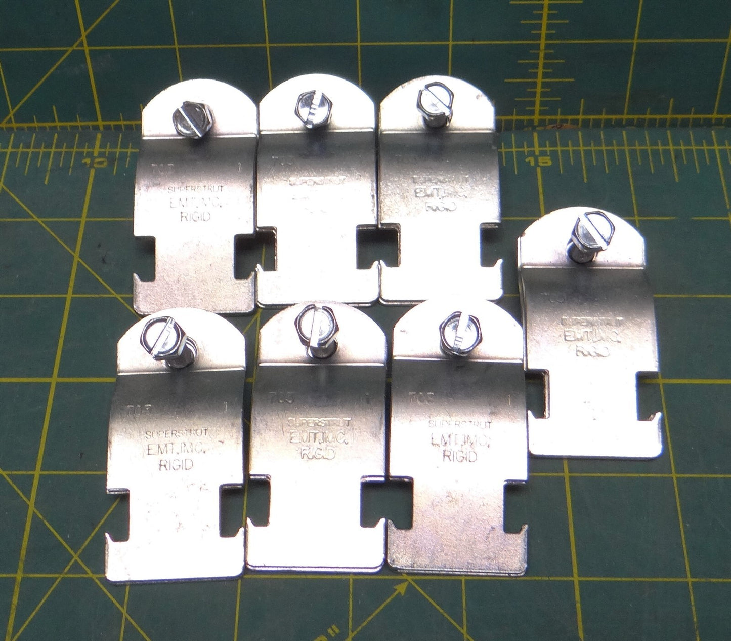 (49) Superstrut 2-Piece Rigid/IMC/EMT Conduit Clamp ElectroGalv Finish 1" 14 ga.