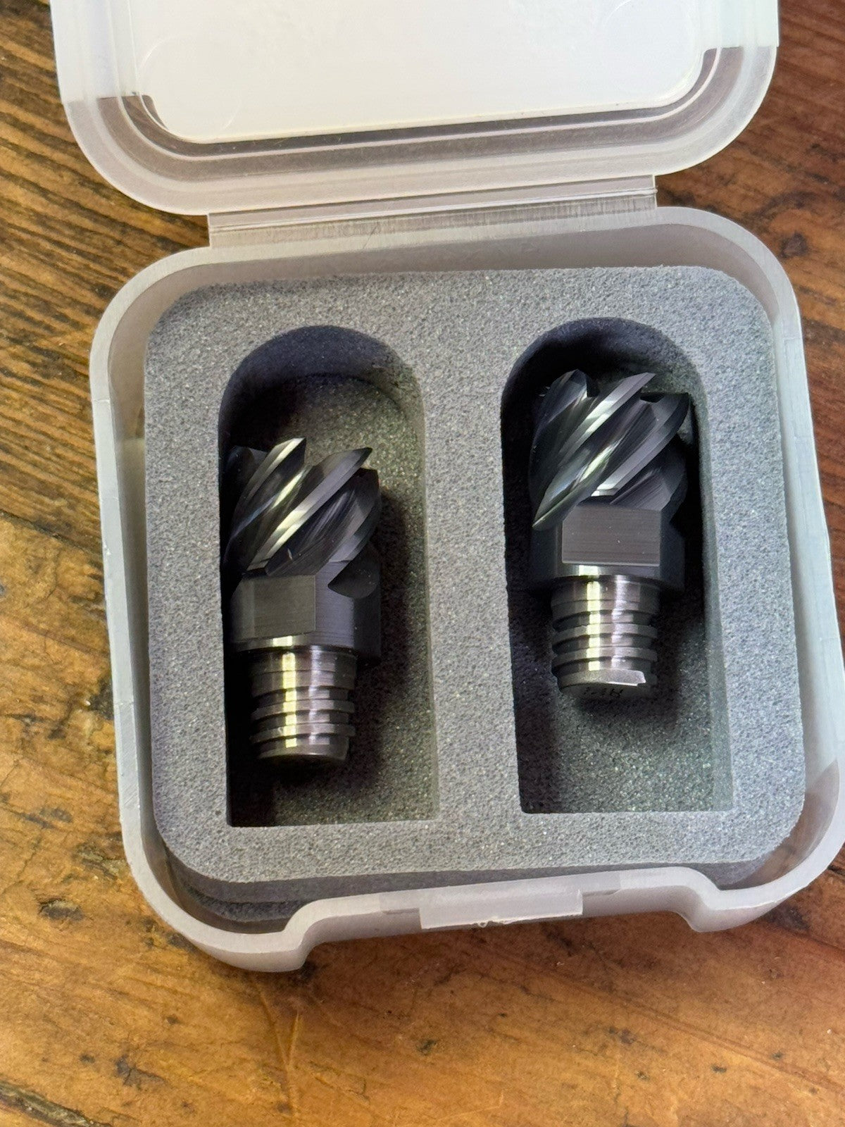 Pack of 2, Ingersoll 5840353, 48D-5037T8RD01 IN2005, 0.50" Milling Tips, TiAlN