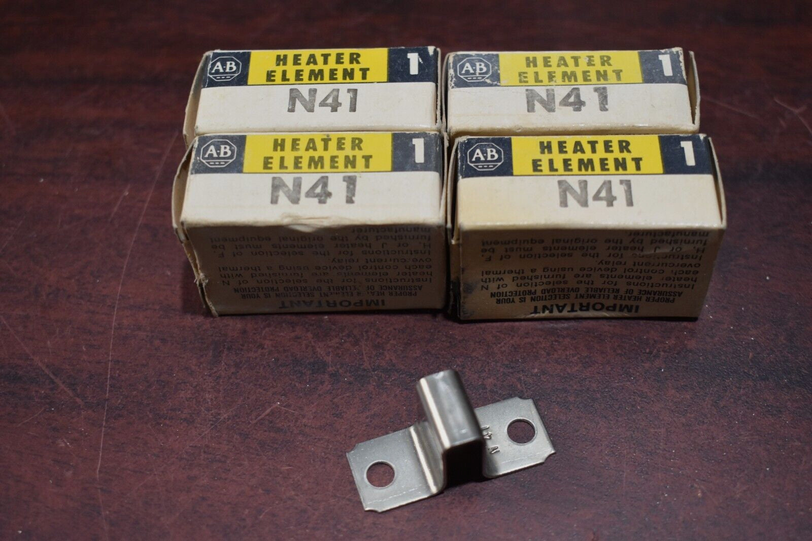 [Lot of 4] Allen Bradley N41 Heater Element NOS