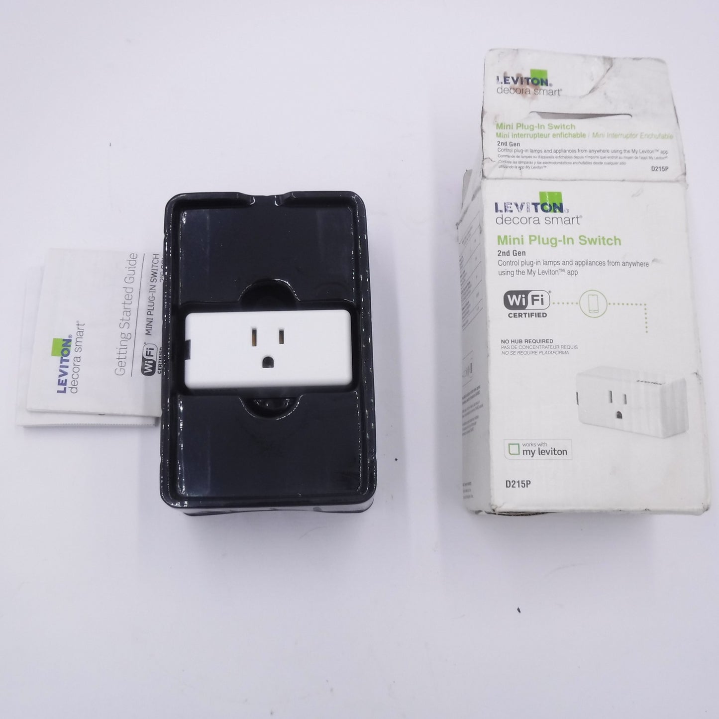 Leviton Decora Wifi Smart Plug 2nd Gen In White D215P