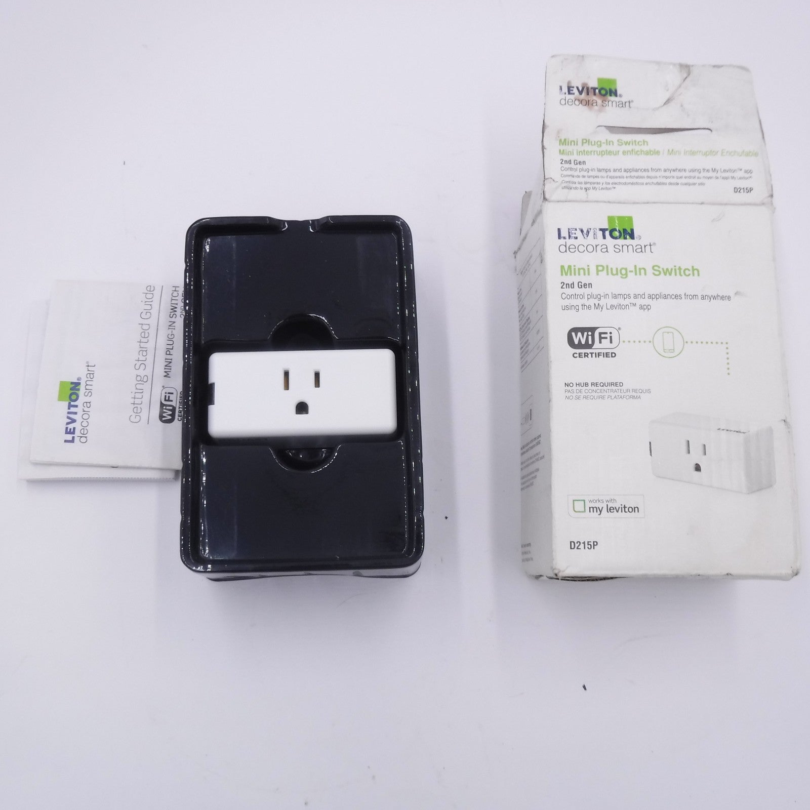 Leviton Decora Wifi Smart Plug 2nd Gen In White D215P