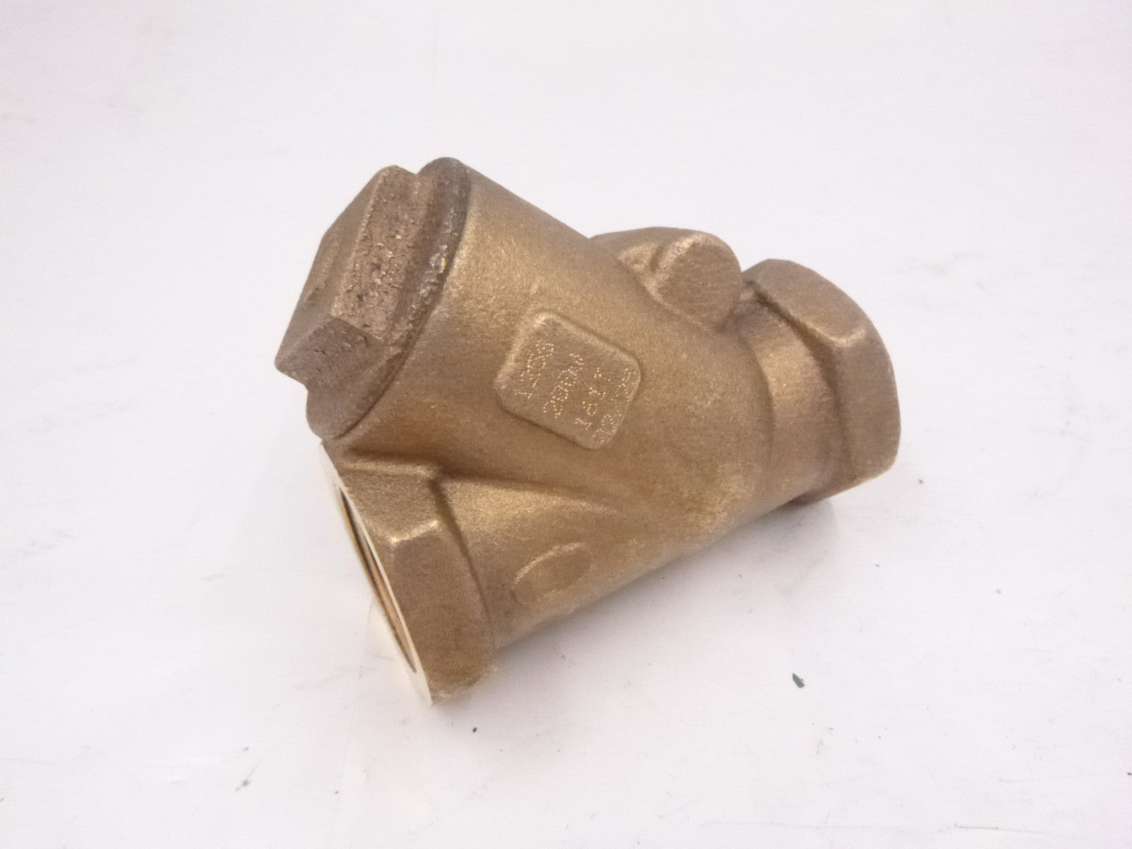 Apollo 61Y21601 1-1/4" Bronze Y-Check Valve NPT Threaded 200W Brass