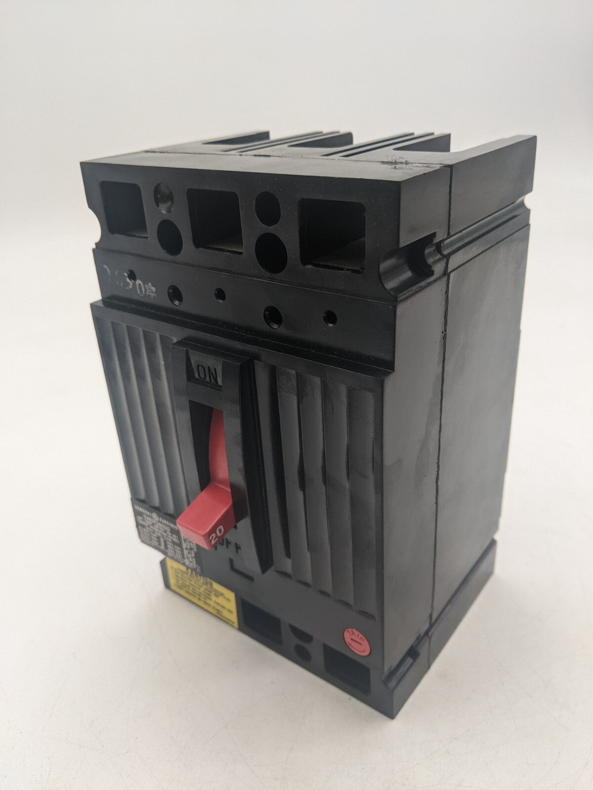 General Electric THED136020 Bolt-On Circuit Breaker 20A 600V 3P 3PH THED 20 AMP