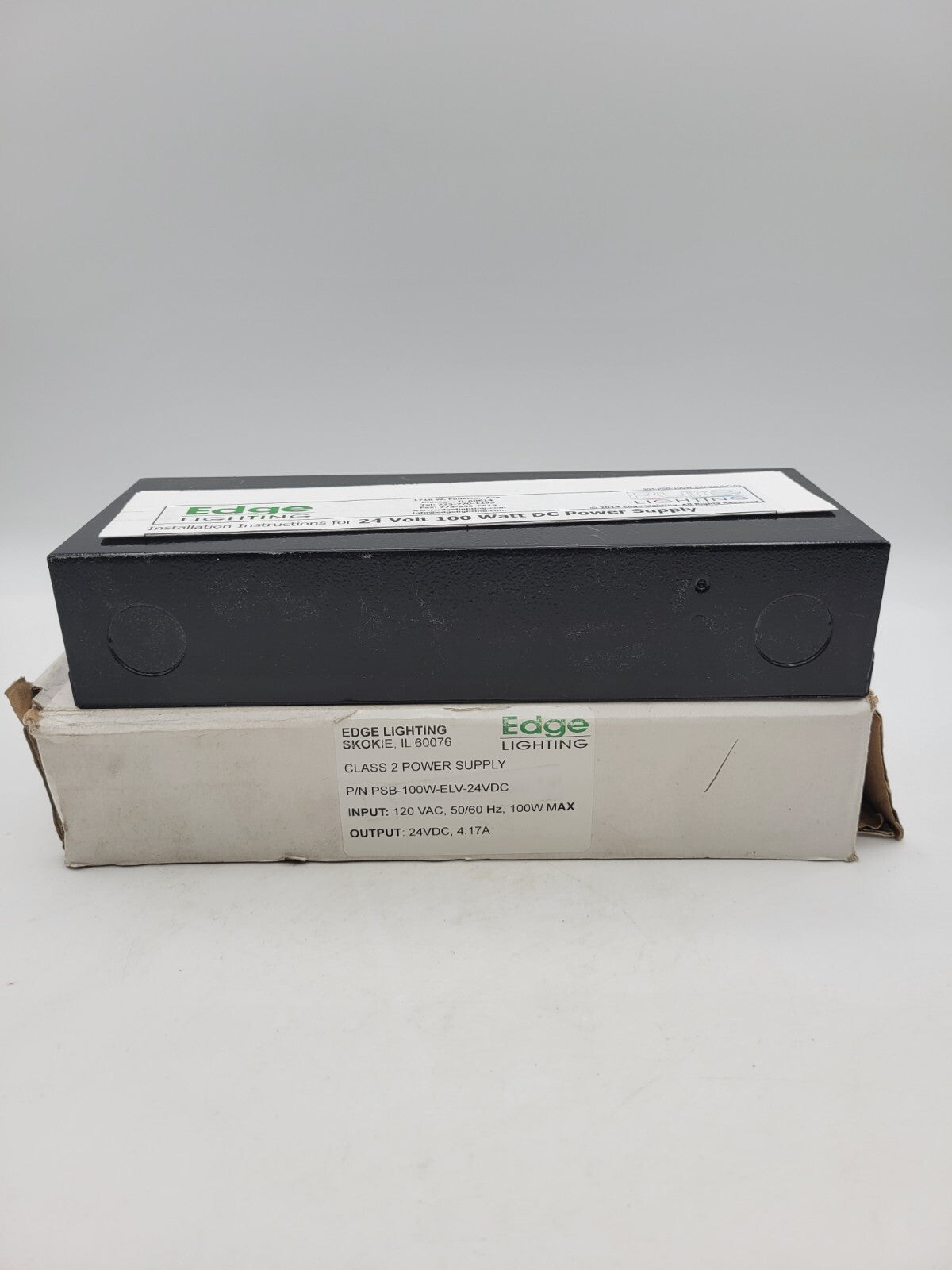 LTF TA96WD24LEDRE-0000 LED Power Supply 96W Input: 120VAC 50/60Hz Output: 24VDC