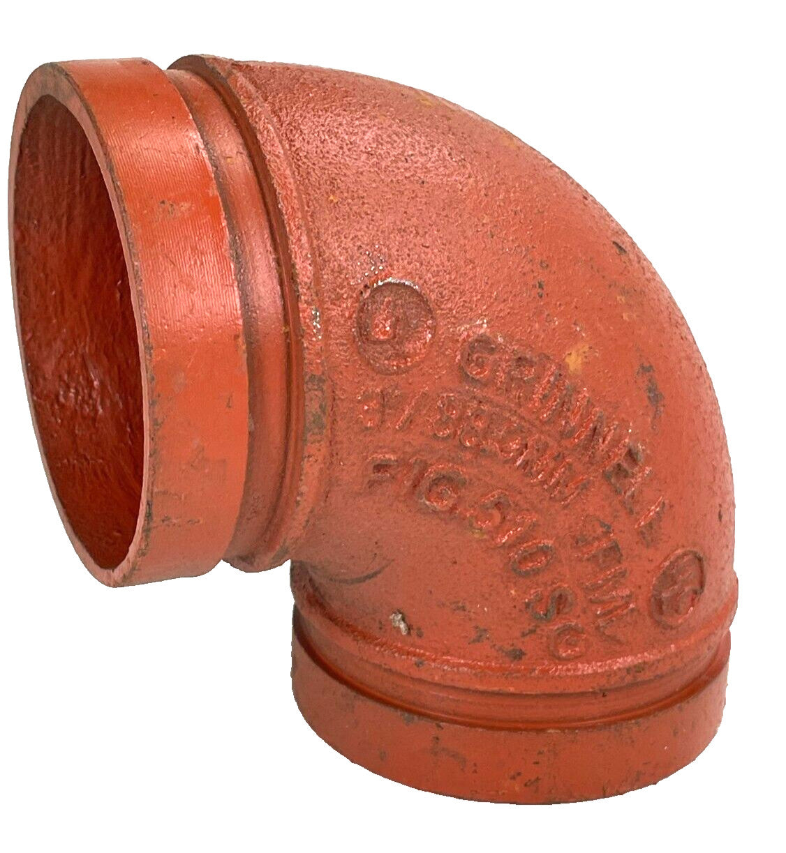 Grinnell G-FIRE Style 510 3" 90-Degree Elbow Fitting fits Grooved IPS Pipe
