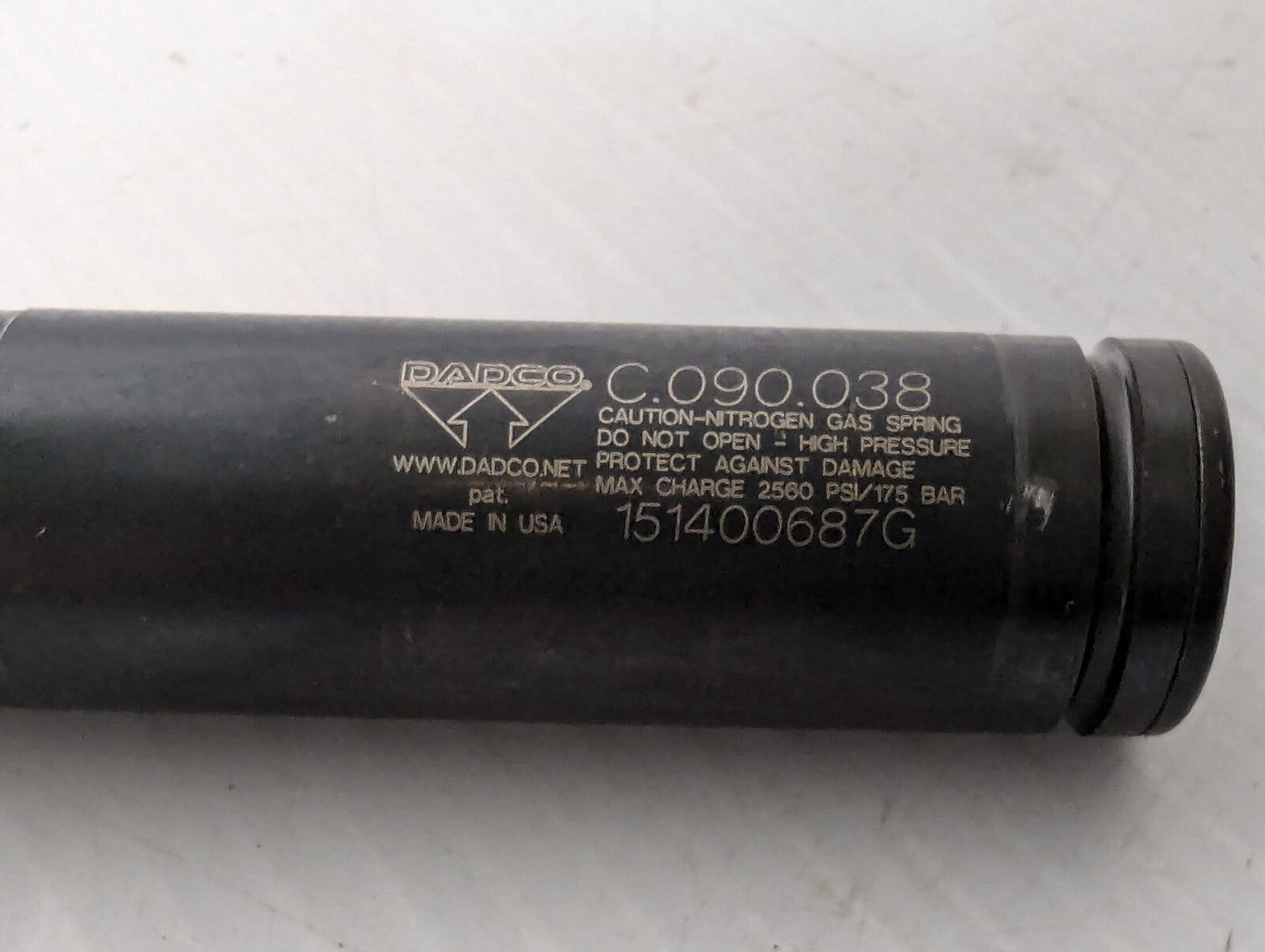 Dadco C.090.038 Nitrogen Gas Spring, 2175 Psi 150 Bar Ultra Force - Free Ship