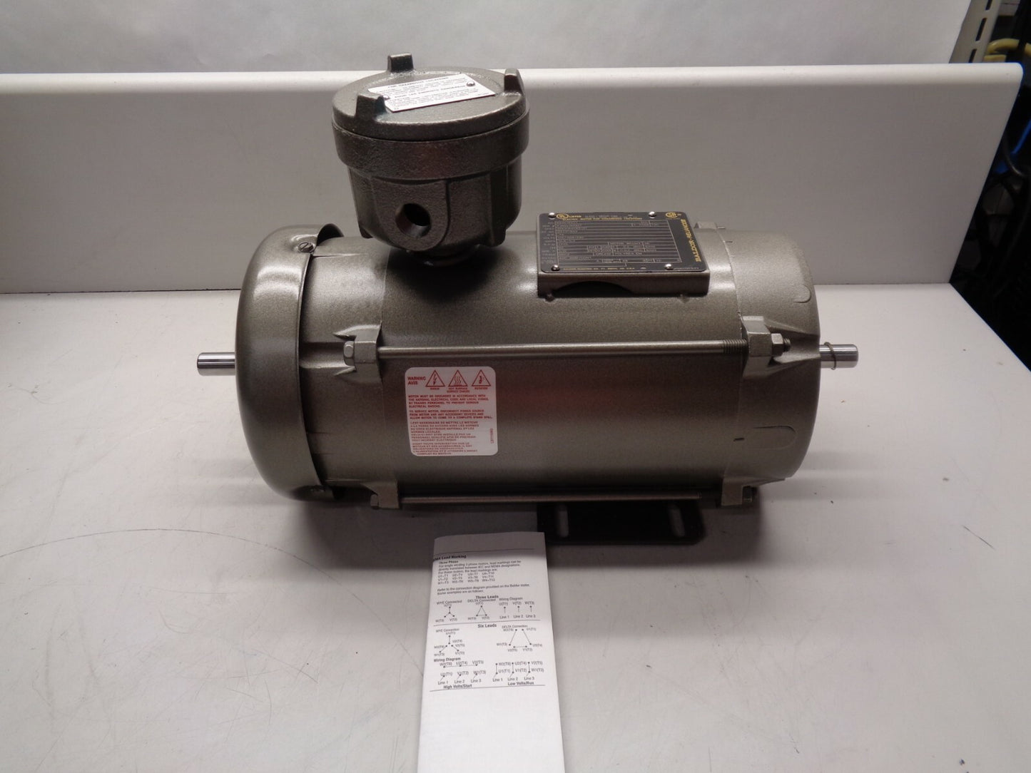 Baldor 35E3164P831G1 Hazardous Location Motor .75HP 115/208V 1725 RPM 56CZ 