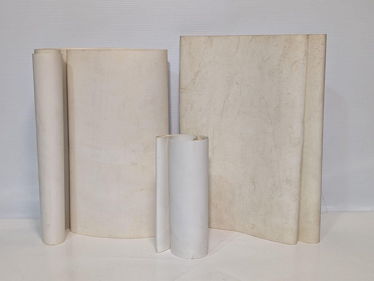 (3) Dorner Conveyor Replacement Belts White Smooth Continuous