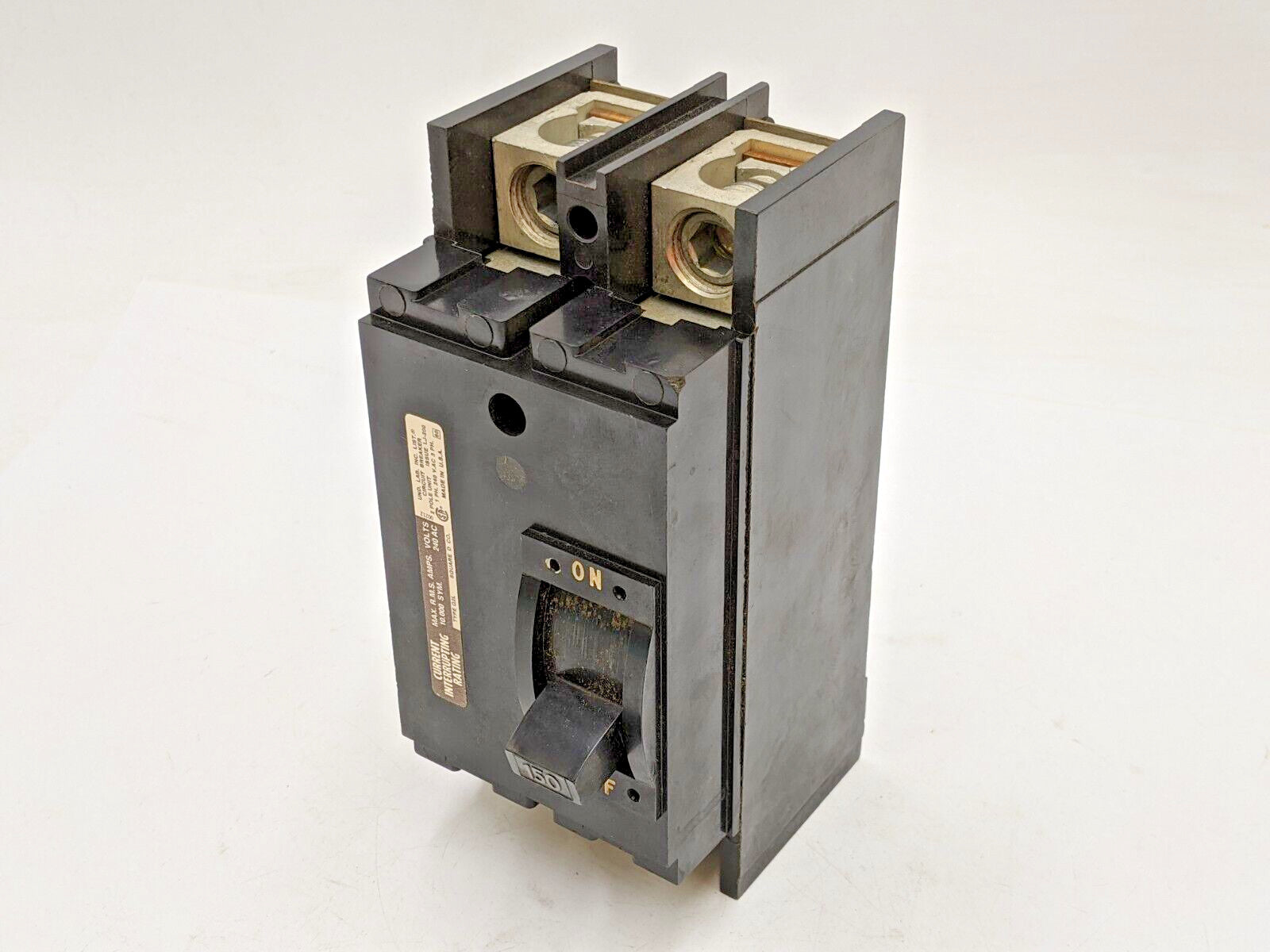 Square D Q2L2150 Feed-Thru Circuit Breaker 150A 240V 2P 1PH Q2L 150 AMP 240 Volt