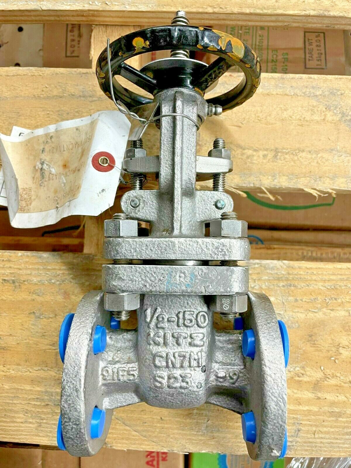 KITZ 150-UMHACNT Gate Valve 1/2" Class 150 RF Flange CN7M ALLOY 20 B16.34 API603