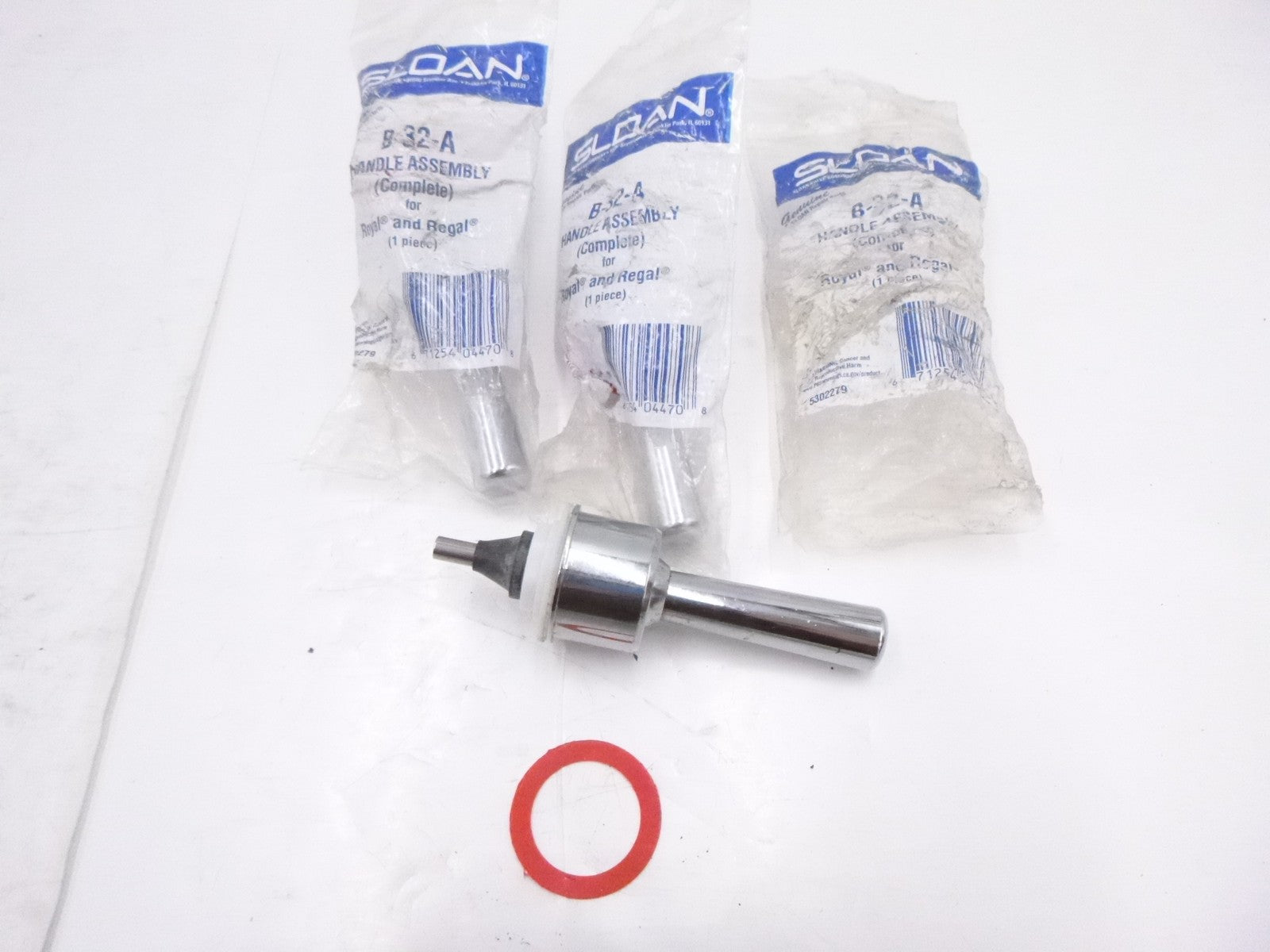 3 Pack Sloan B-32-A Flush Valve Handle Assembly 5302279