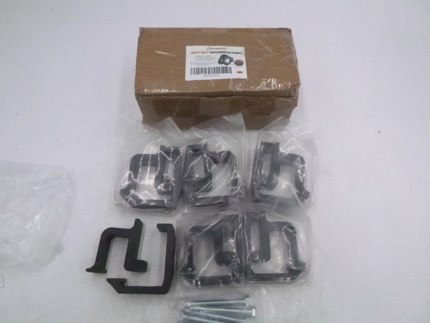 6 Pack Moveland Heavy Duty Truck Cap Clamps  X003QX00ZP