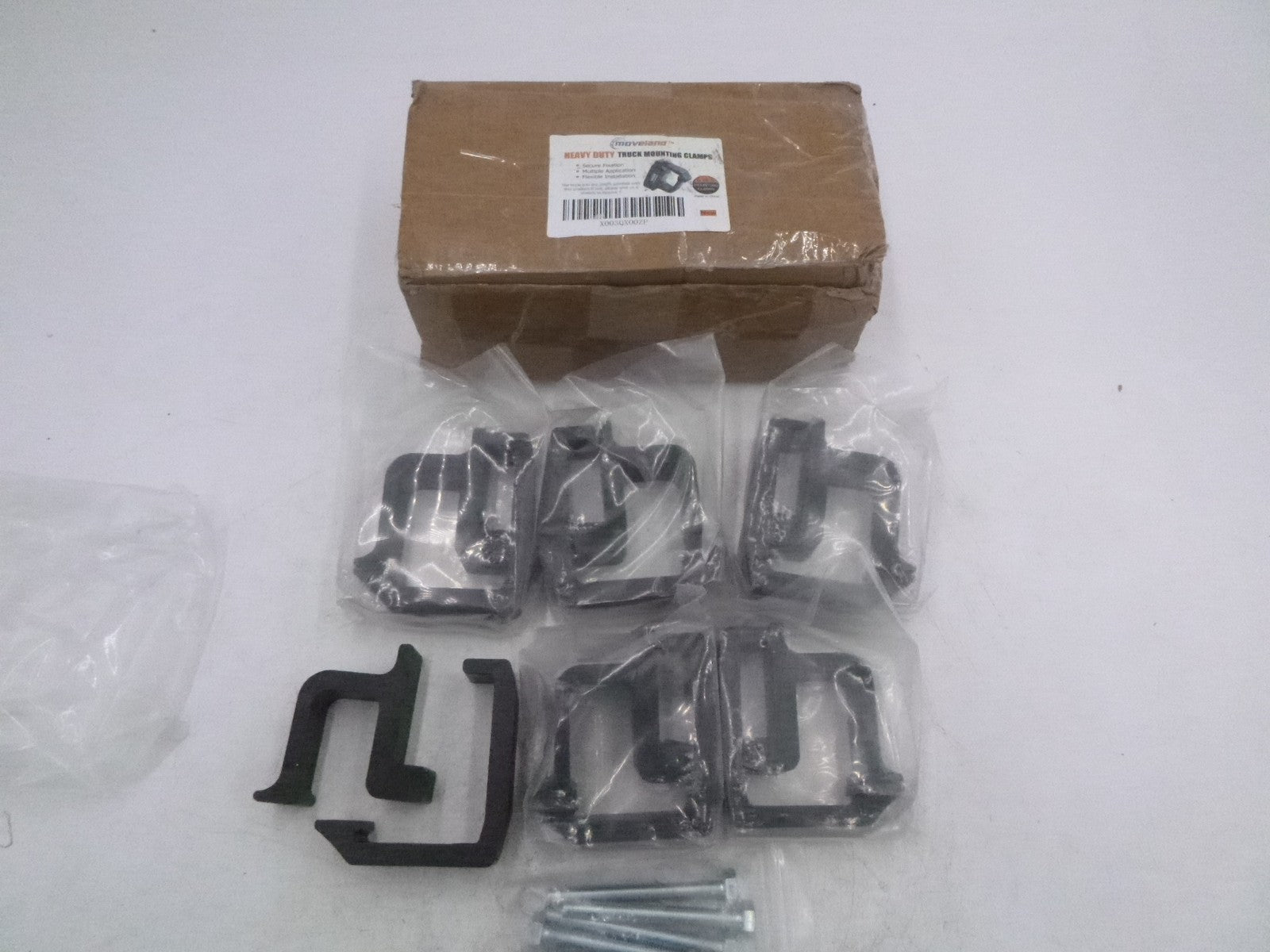 6 Pack Moveland Heavy Duty Truck Cap Clamps  X003QX00ZP