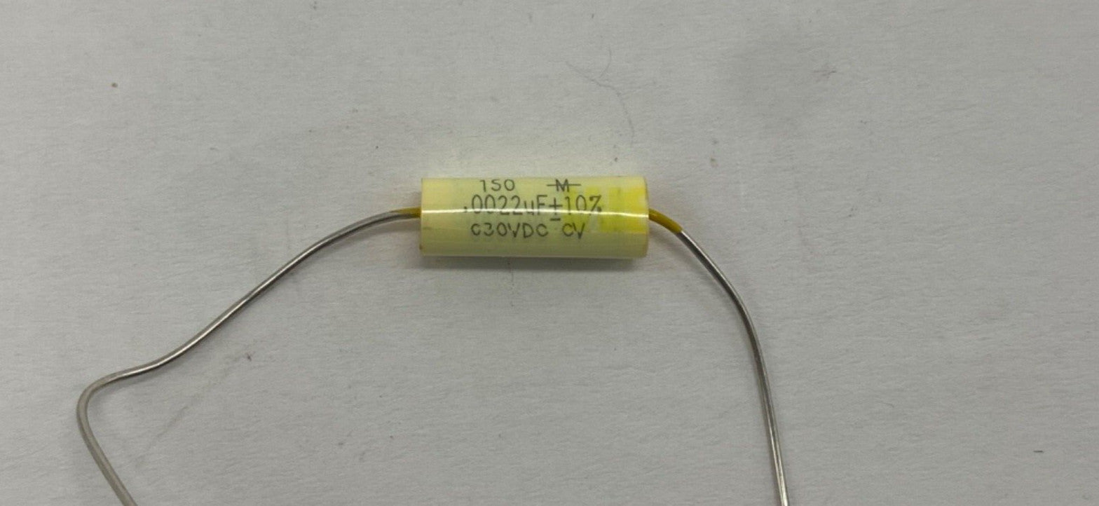 Mallory 150M series metalized film capacitor axial lead 0.022uf/630v