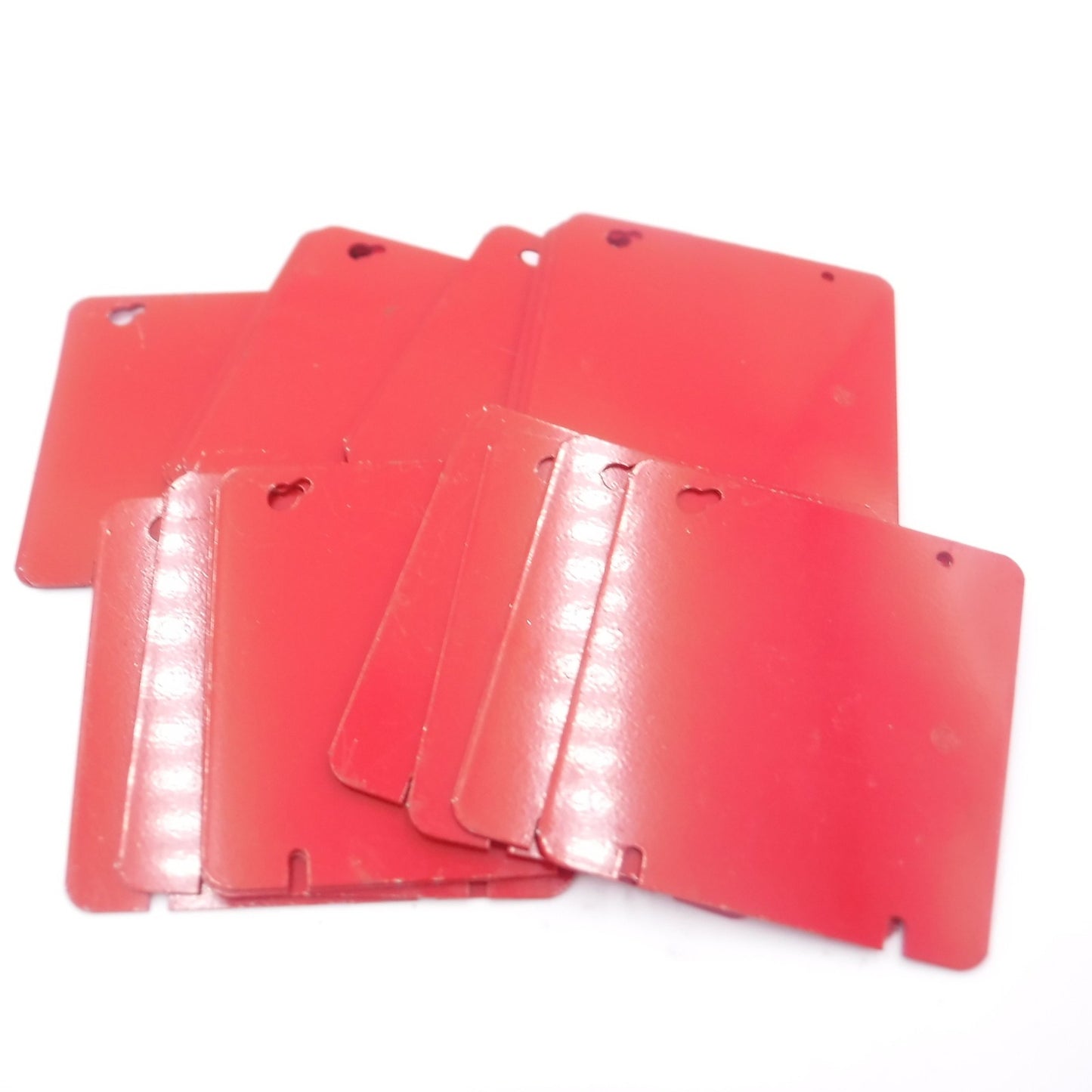 23 Pack Eaton Crouse Hinds 4-11/16" Square Box Steel Cover Red TP568RED