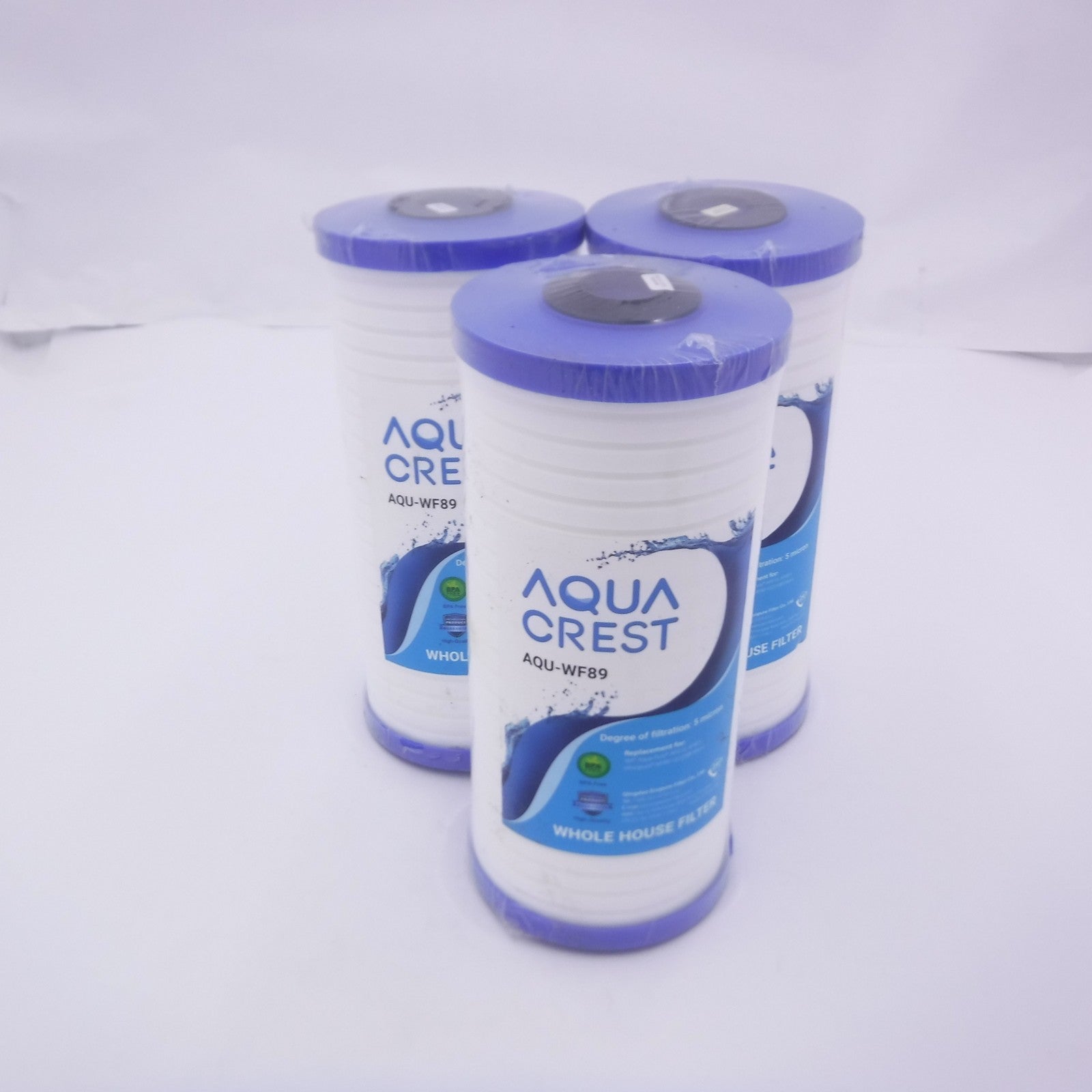 3 Pack Aqua Crest Whole House Water Filters for 3M Aqua-Pure AP810