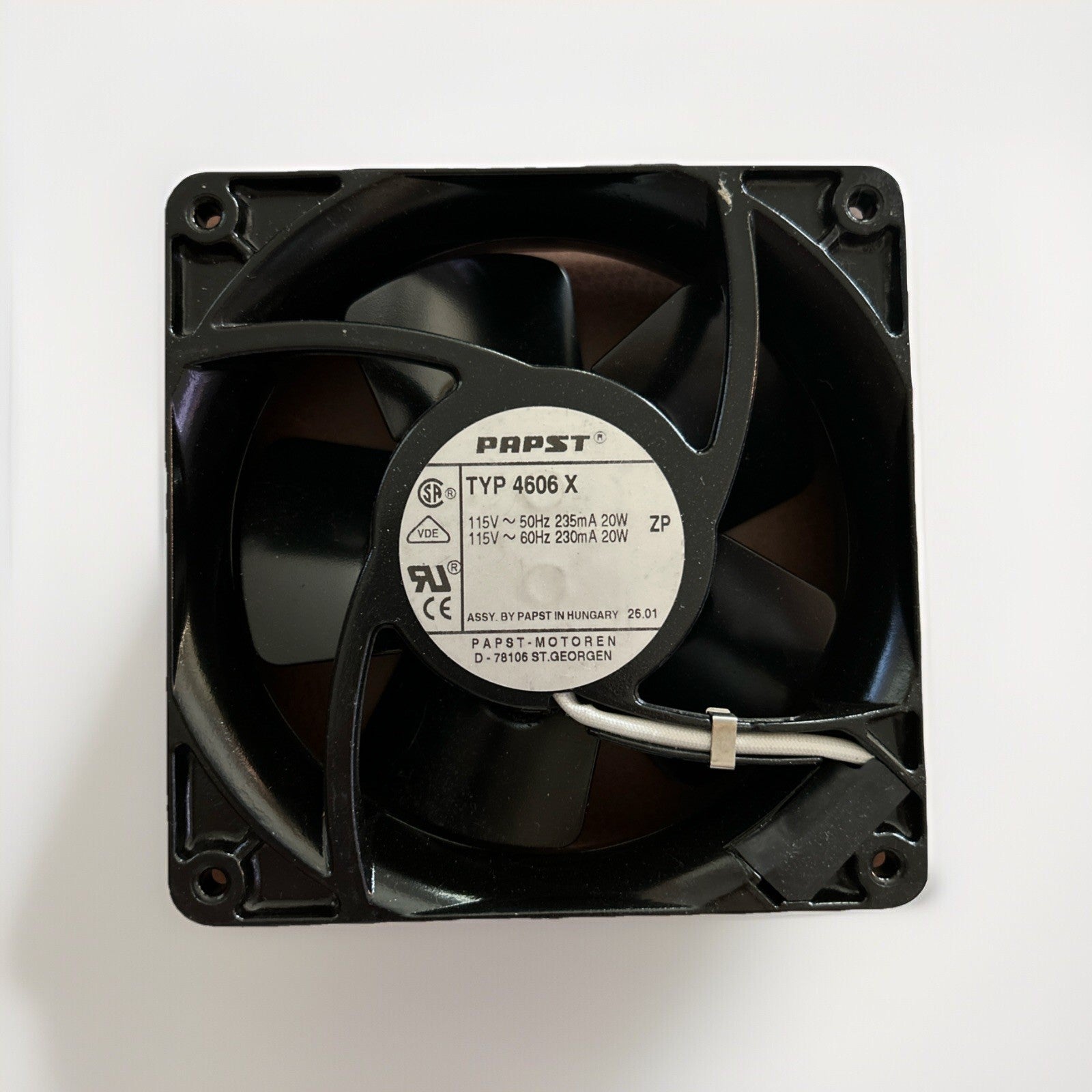 Papst TYP4606X Metal Heat Resistant Fan. New! Free Shipping!       T8
