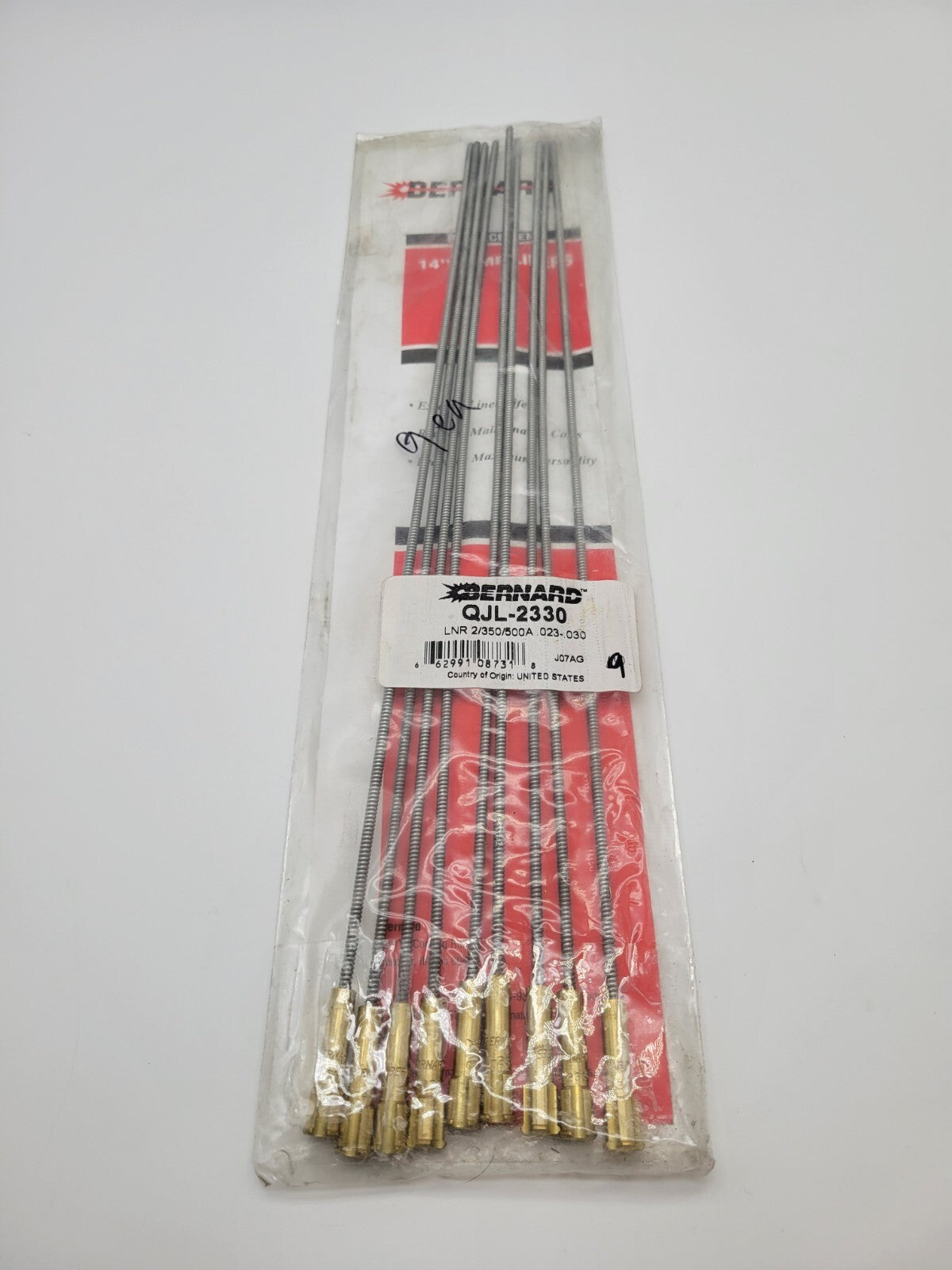 Bernard QJL-2330 Q Series Jump Liner .023-.030 200A 350A 500A 9 Piece Lot NOS