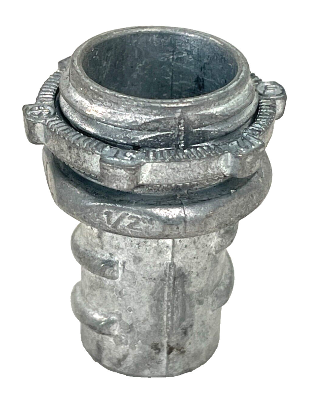 1/2" Screw-In Connector, Flexible Metal Conduit (FMC), Zinc Die-Cast *Box of 5*