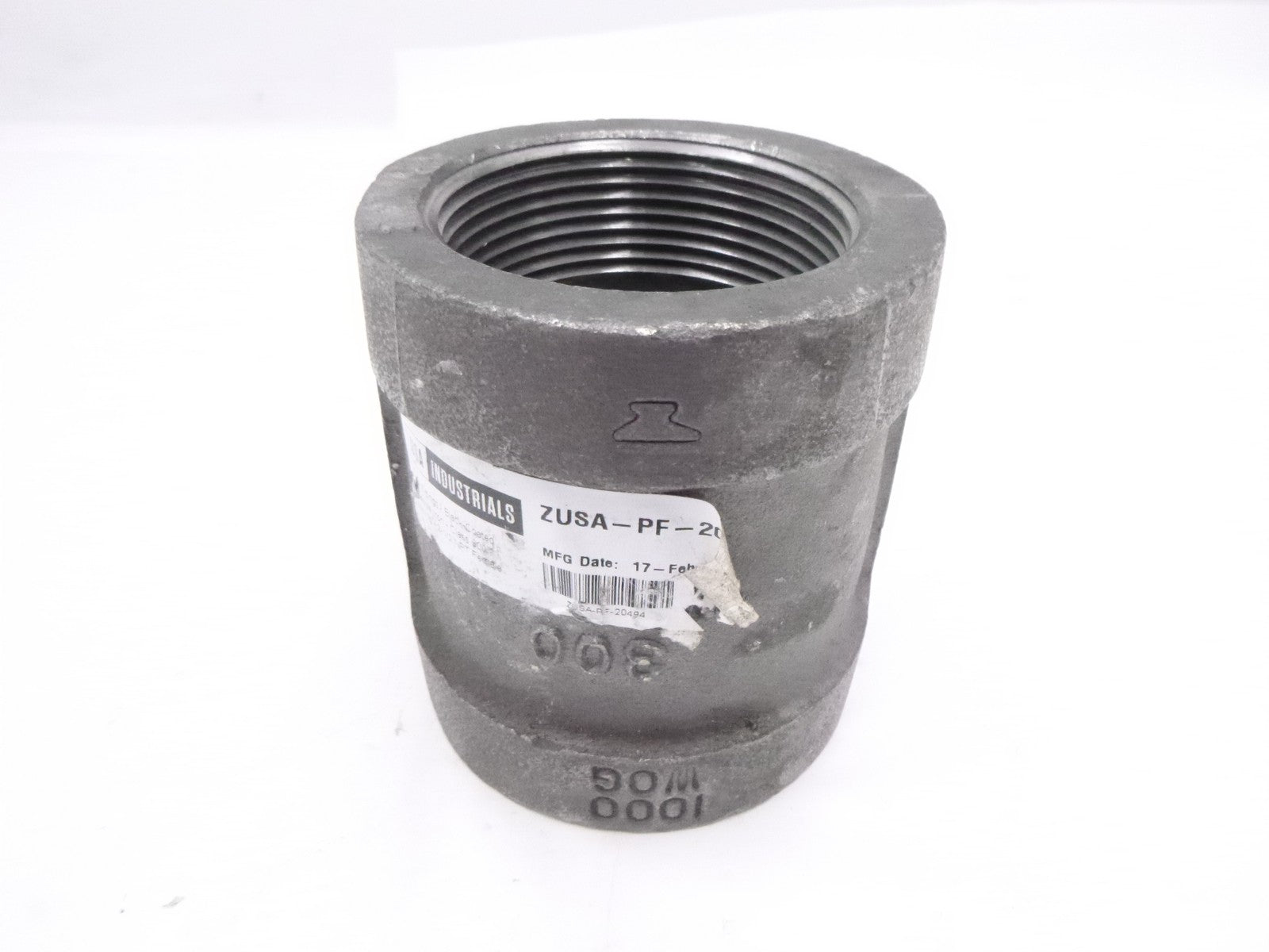 Anvil ZUSA-PF-20494 Malleable Iron Coupling 2-1/2"FNPT x 2-1/2"FNPT 300lb