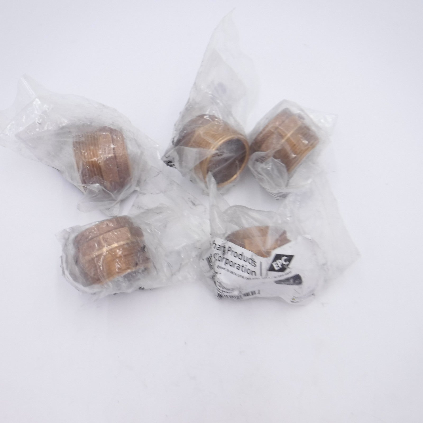 5 Pack Elkhart 1-1/2" Cast Brass Adapters 5804