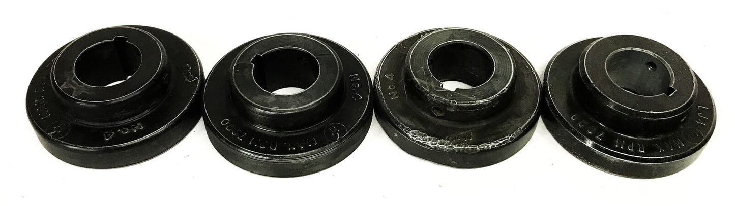 TB Woods Black Oxide Sleeve Coupling Flange 4J-7/8 [Lot of 4] NOS
