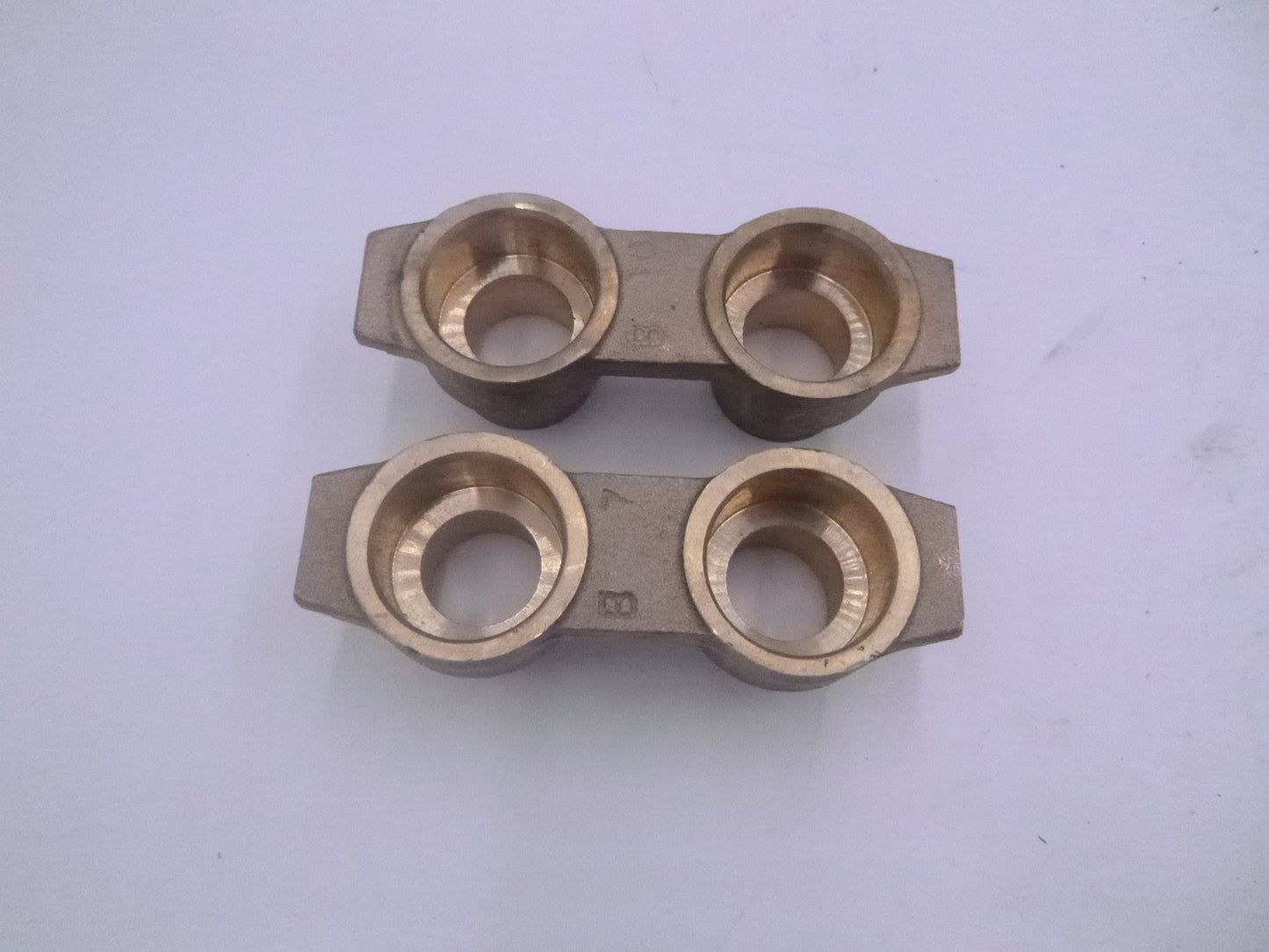 2 Pack 3/4" Sweat Brass Yoke Valves For Water Softener Connections