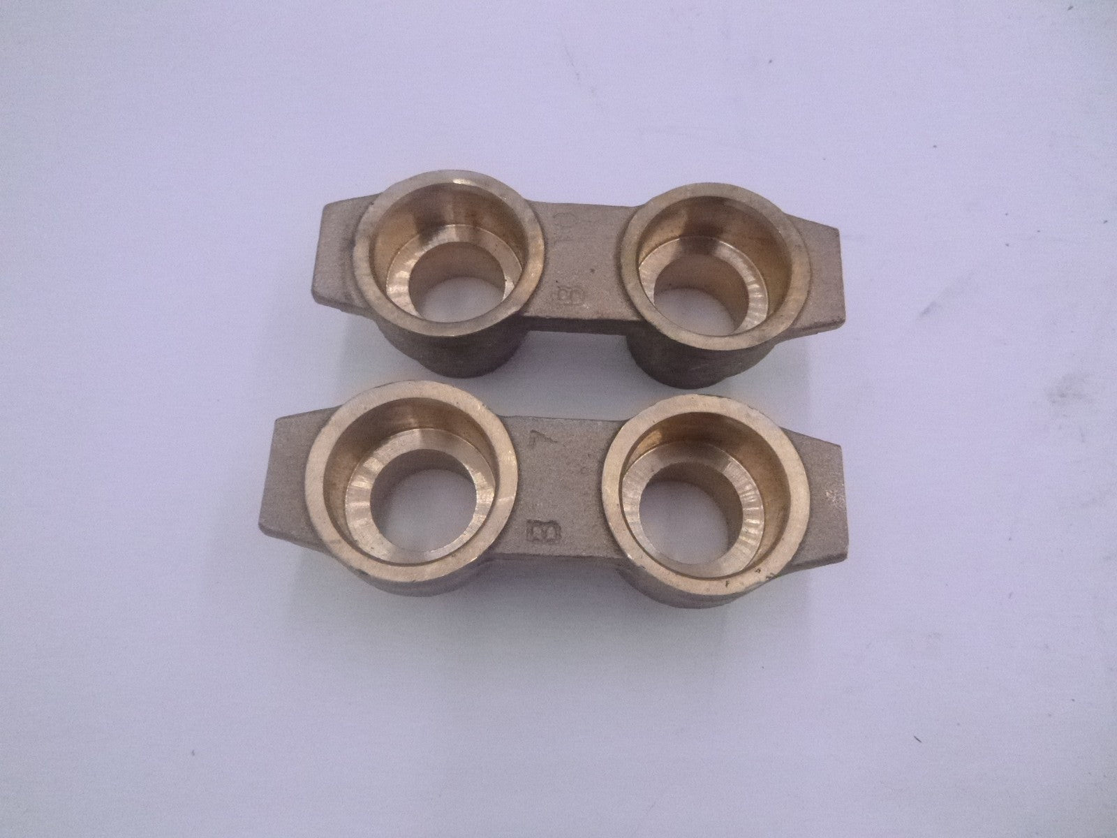 2 Pack 3/4" Sweat Brass Yoke Valves For Water Softener Connections