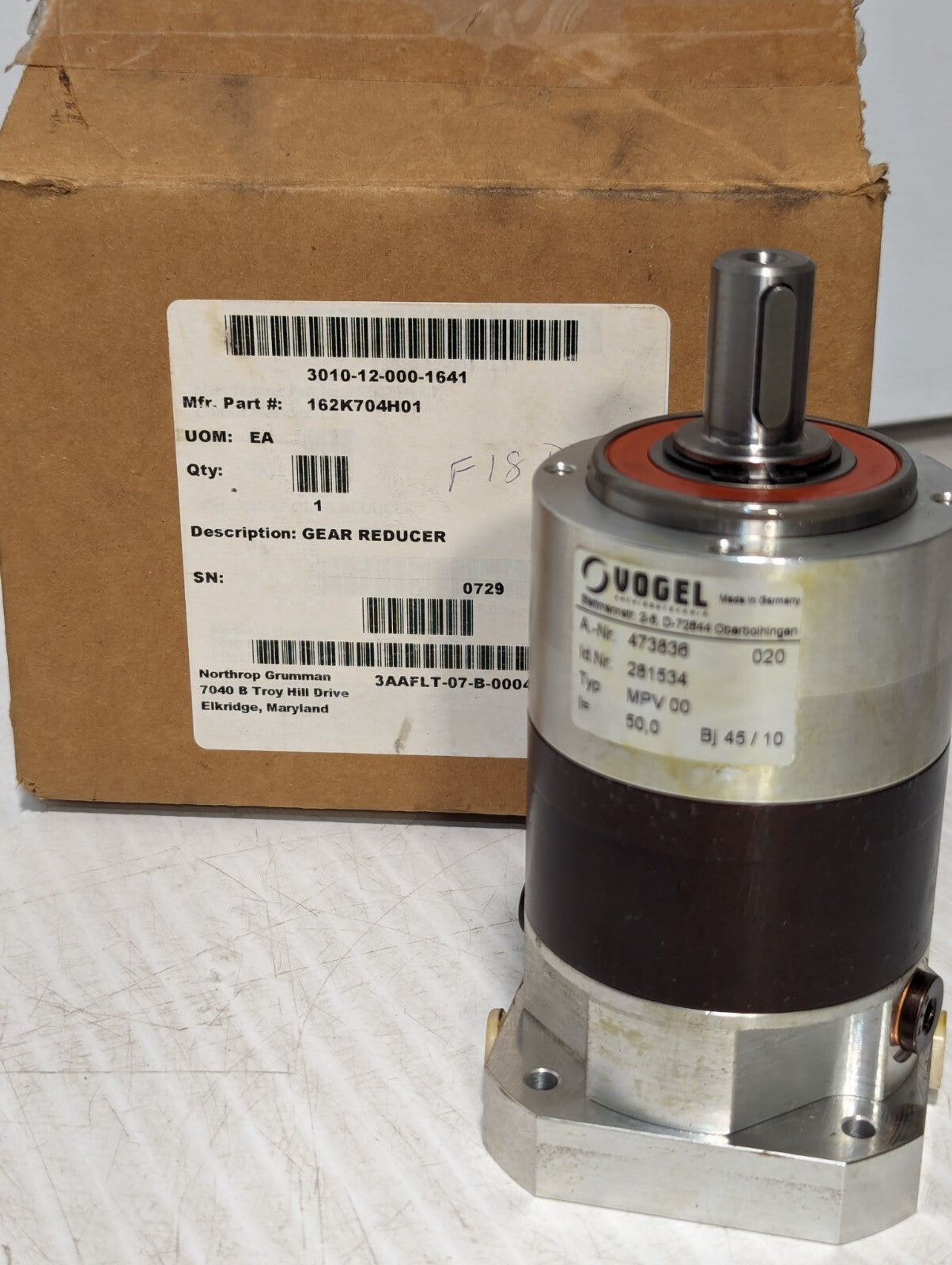 Vogel MPV00 Gearhead 281534 473836