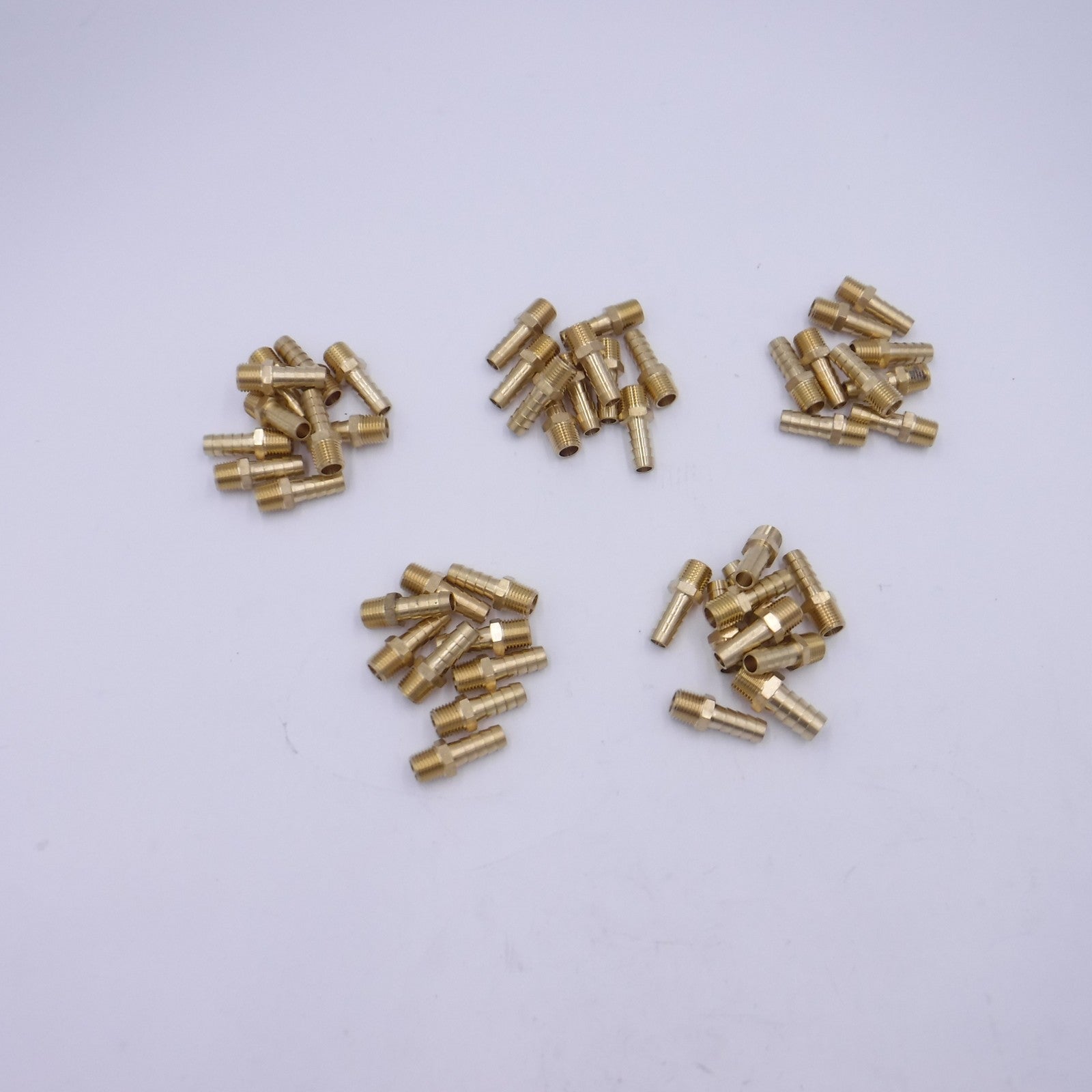 50 Pack 3/8" Barbed Hose Fittings Barb x NPT 6AFH6