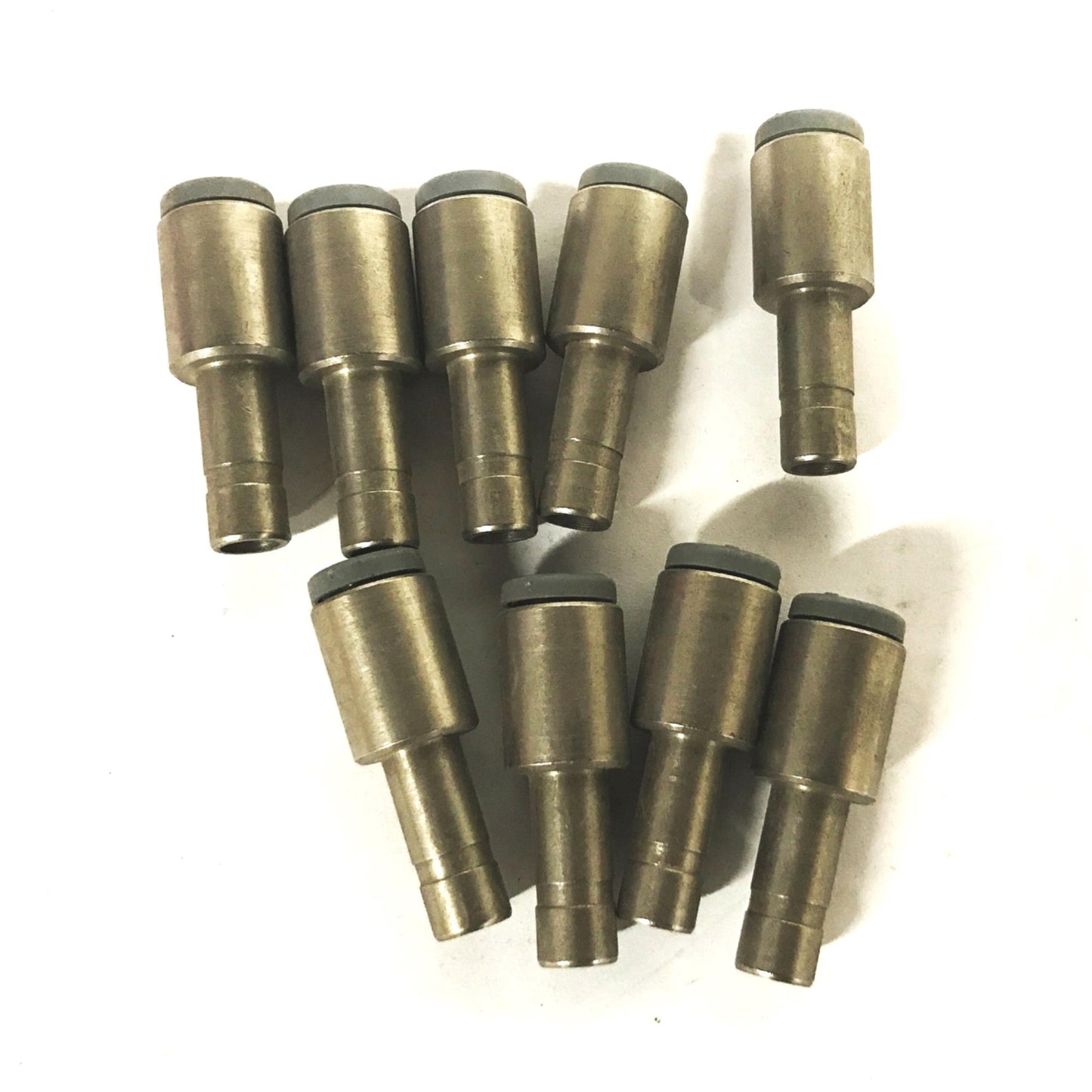 Unbranded 5/16 inch Barb x 1/4 inch Push-in Straight Hose Fitting [Lot of 9] NOS