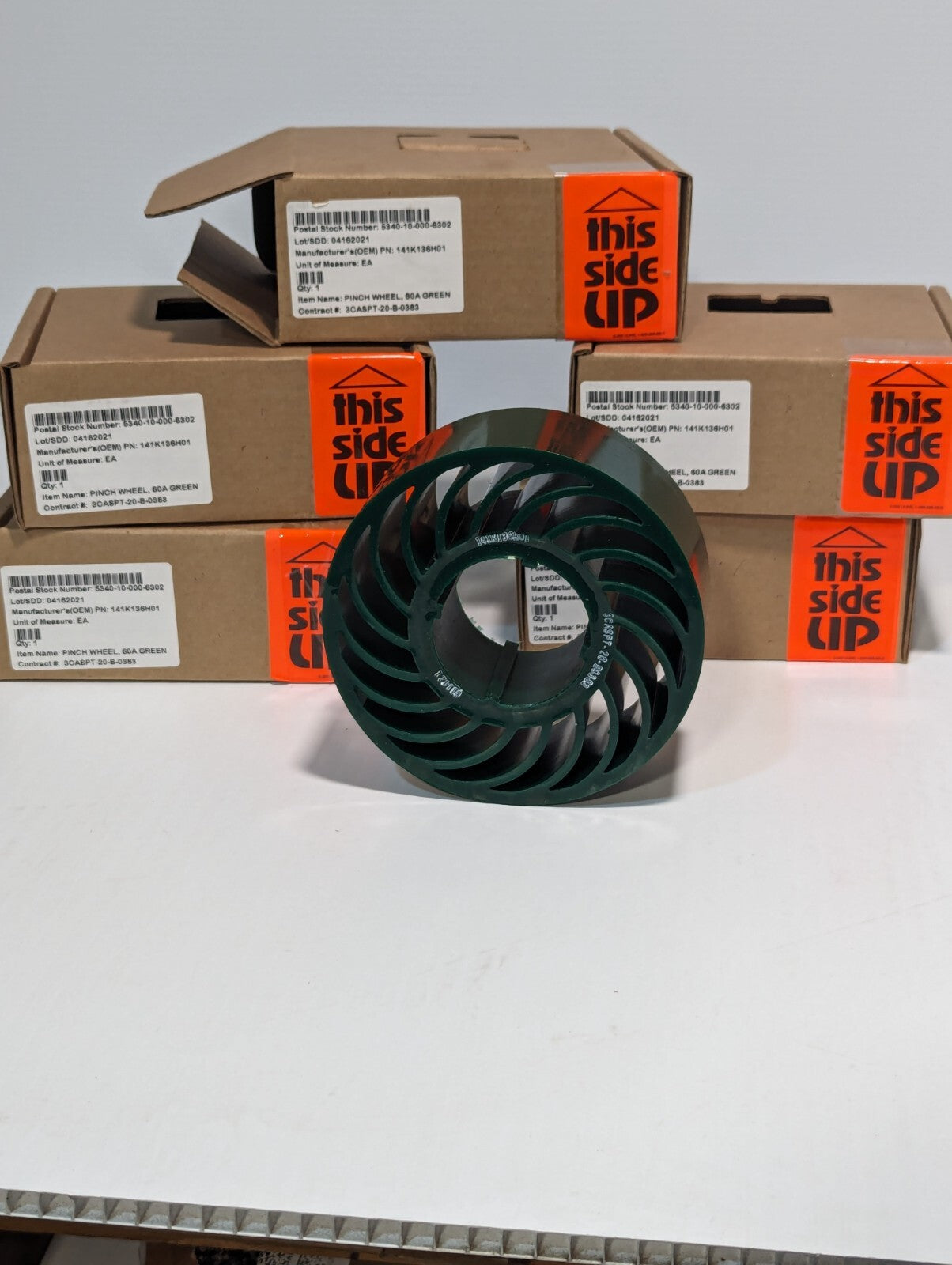 Imao Pinch Wheel 60A Green Rubber 5340-10-000-6302 141K136G01