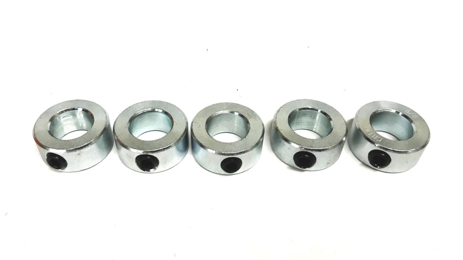 Climax 5/8 inch Steel Zinc Set Screw Collar C-062-ID [Lot of 5] NOS