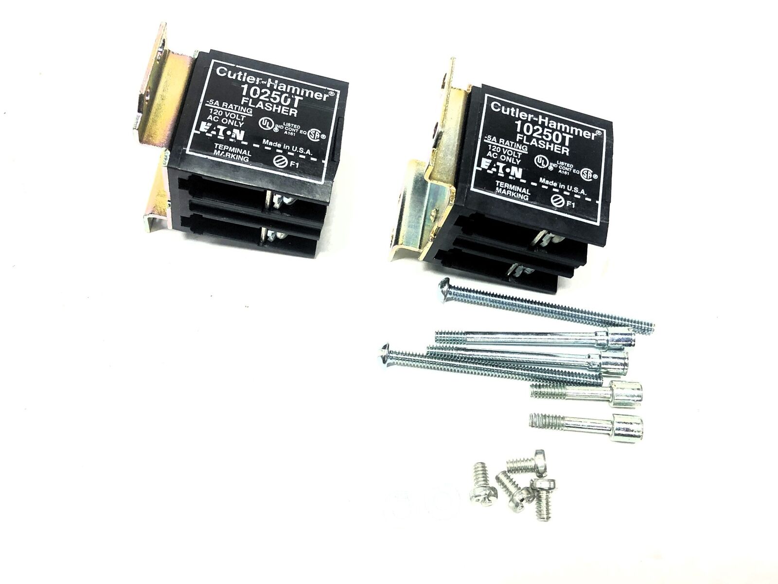 Eaton Cutler-Hammer Flasher 120v AC Only 10250T [Lot of 2] NOS