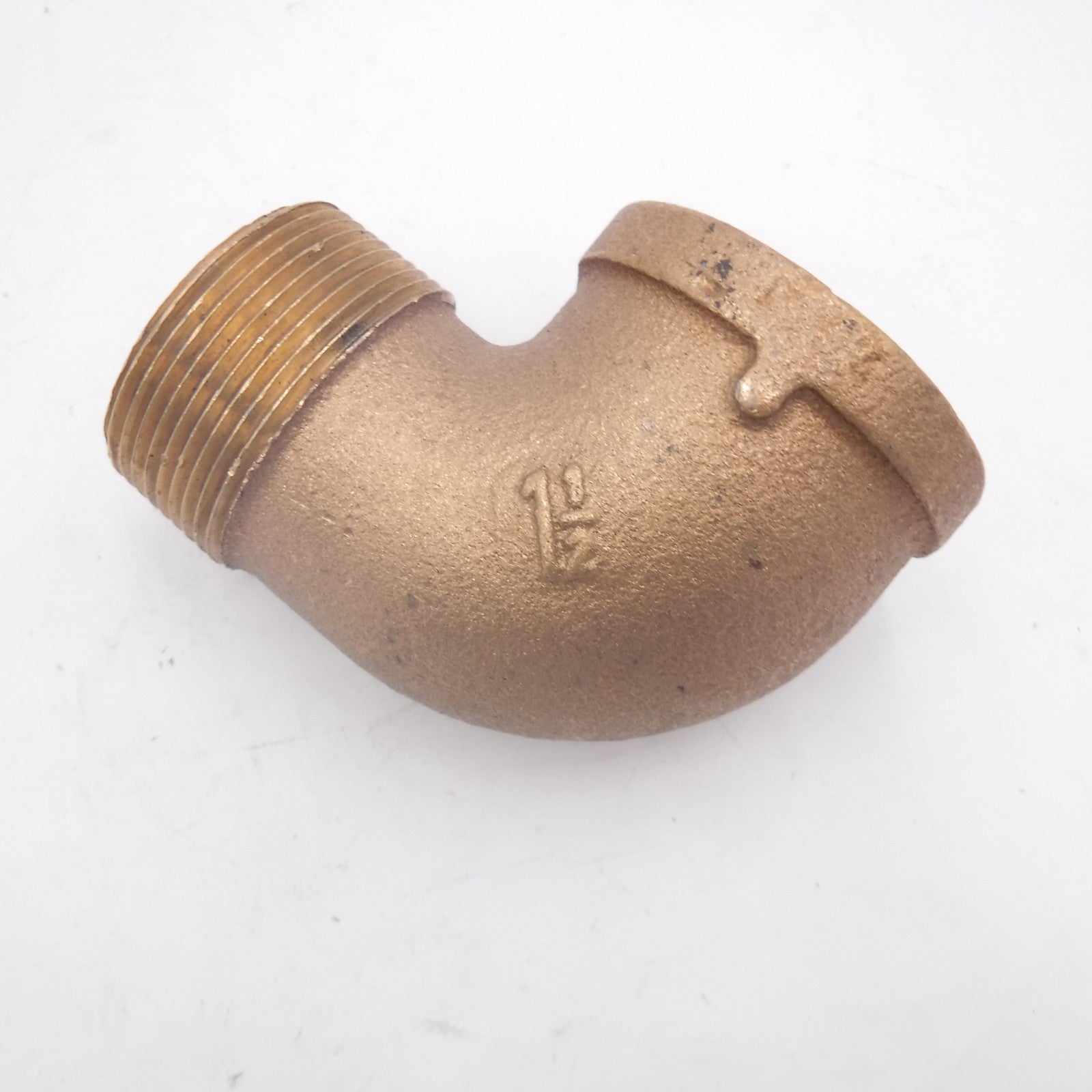 1-1/2" Female NPT x 1-1/2" Male NPT Brass 90° Street Elbow SEE DESC