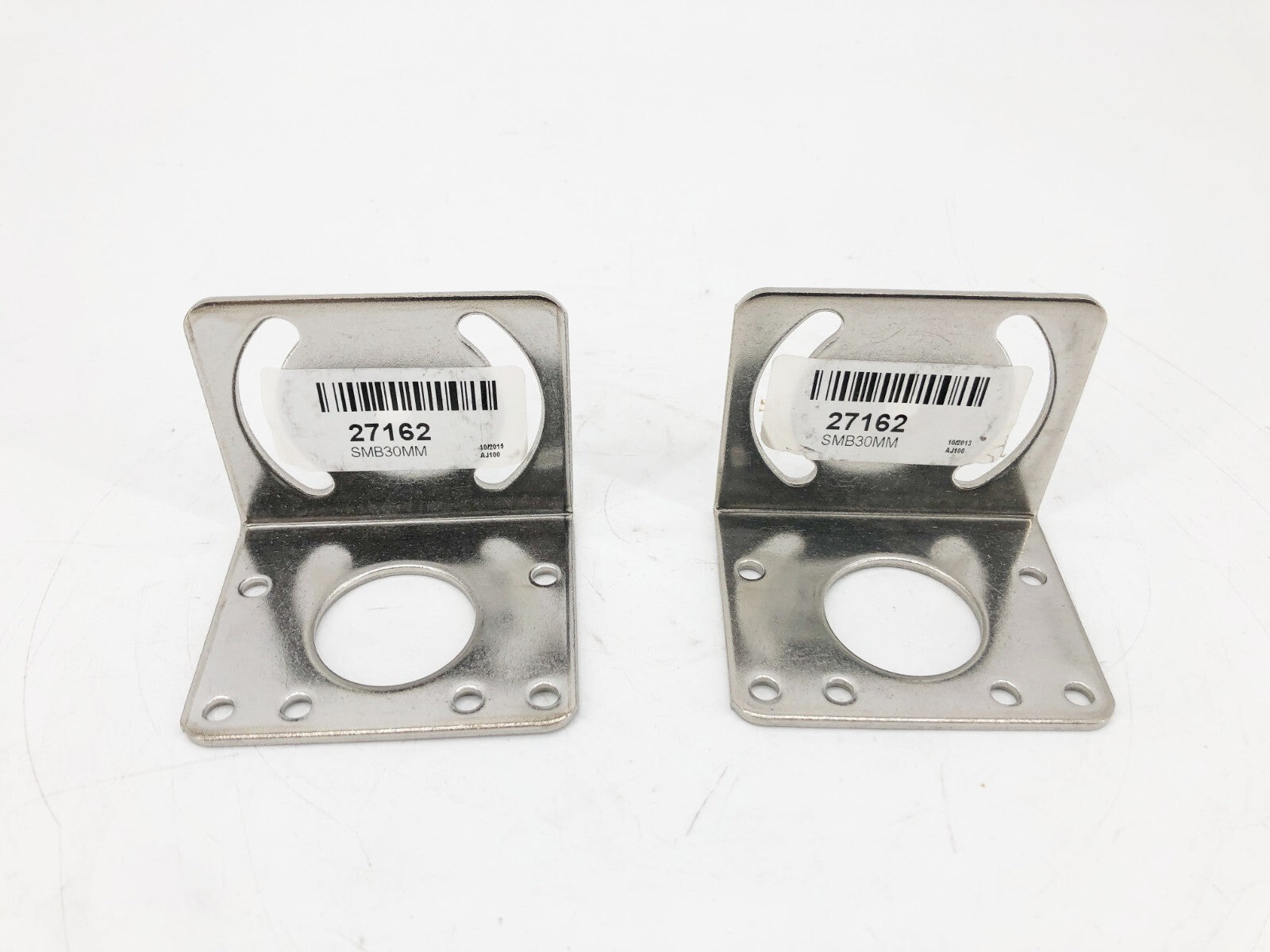 Lot of 2 New Banner SMB30MM Right Angle Brackets Stainless 27162 - No Box