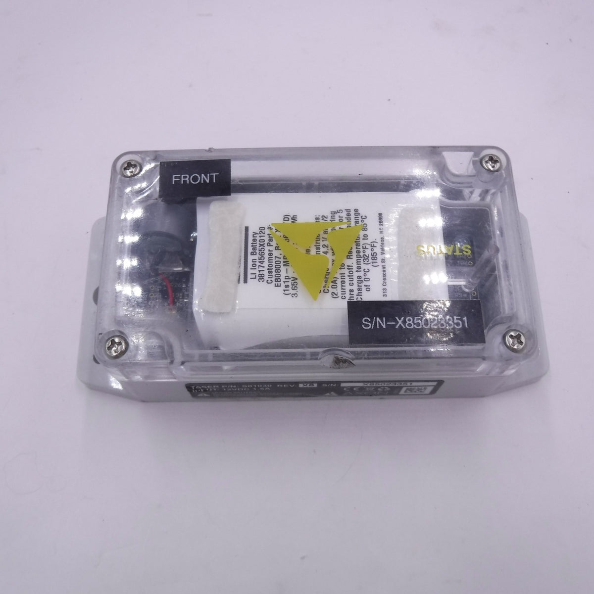 Axon Camera System Power Unit Lithium Battery 12VDC 1.5A S01030 – SPMX ...