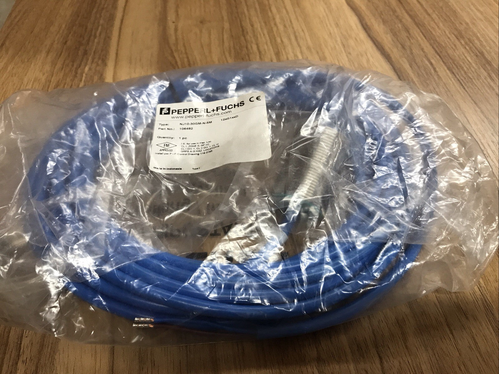 Pepperl Fuchs NJ10-30GM-N 106482S Proximity Switch NJ10-30GM-N-5M 106482