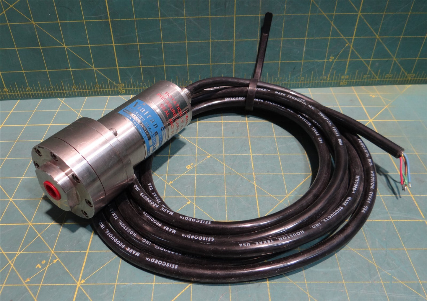 Viatran 3185AA5AH990 Pressure Transducer, 97-58 IN /WCD, -110 to +12 IN.WCD, 30V