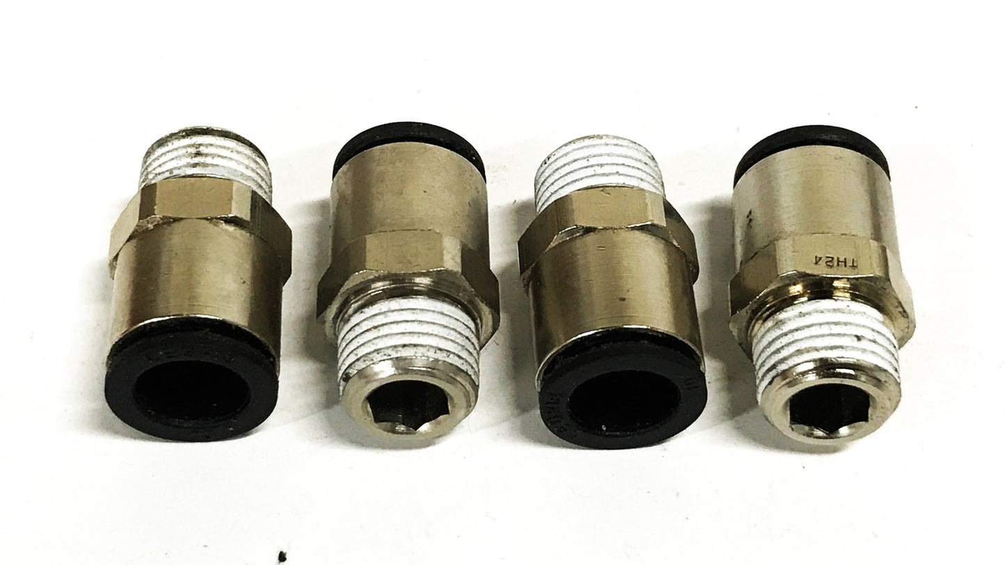 Legris 1/4 MNPT x 10mm Push Connect Coupling 3175-10-14 [Lot of 4] NOS