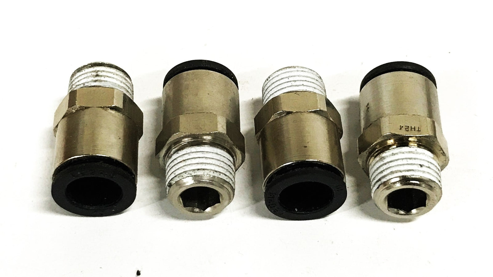 Legris 1/4 MNPT x 10mm Push Connect Coupling 3175-10-14 [Lot of 4] NOS