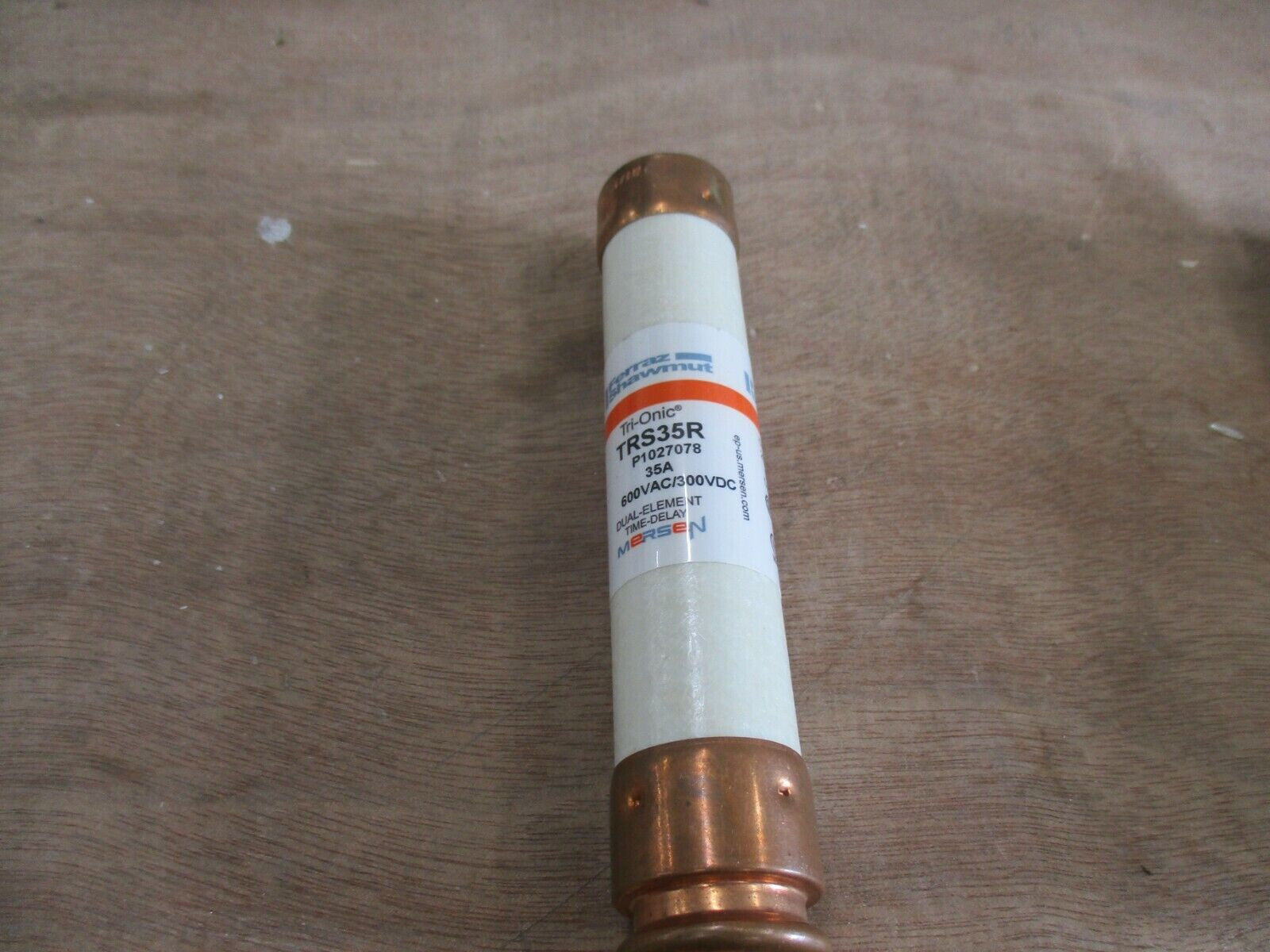Ferraz Shamwut/Mersen TRS-35R, 35 Amp (35A) 600V Fusetron Dual Element Time-D