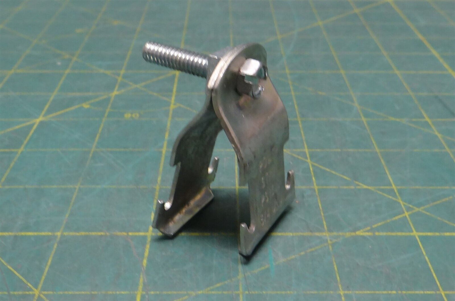 3/4" Power Strut PS1300 Zinc Plated Steel Pipe Clamp, 2-1/4" Long 1-3/4" High
