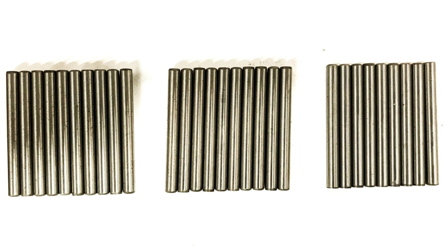 Unbranded 1/4 inch x 2-1/2 inch Dowel Pin [Lot of 29] NOS