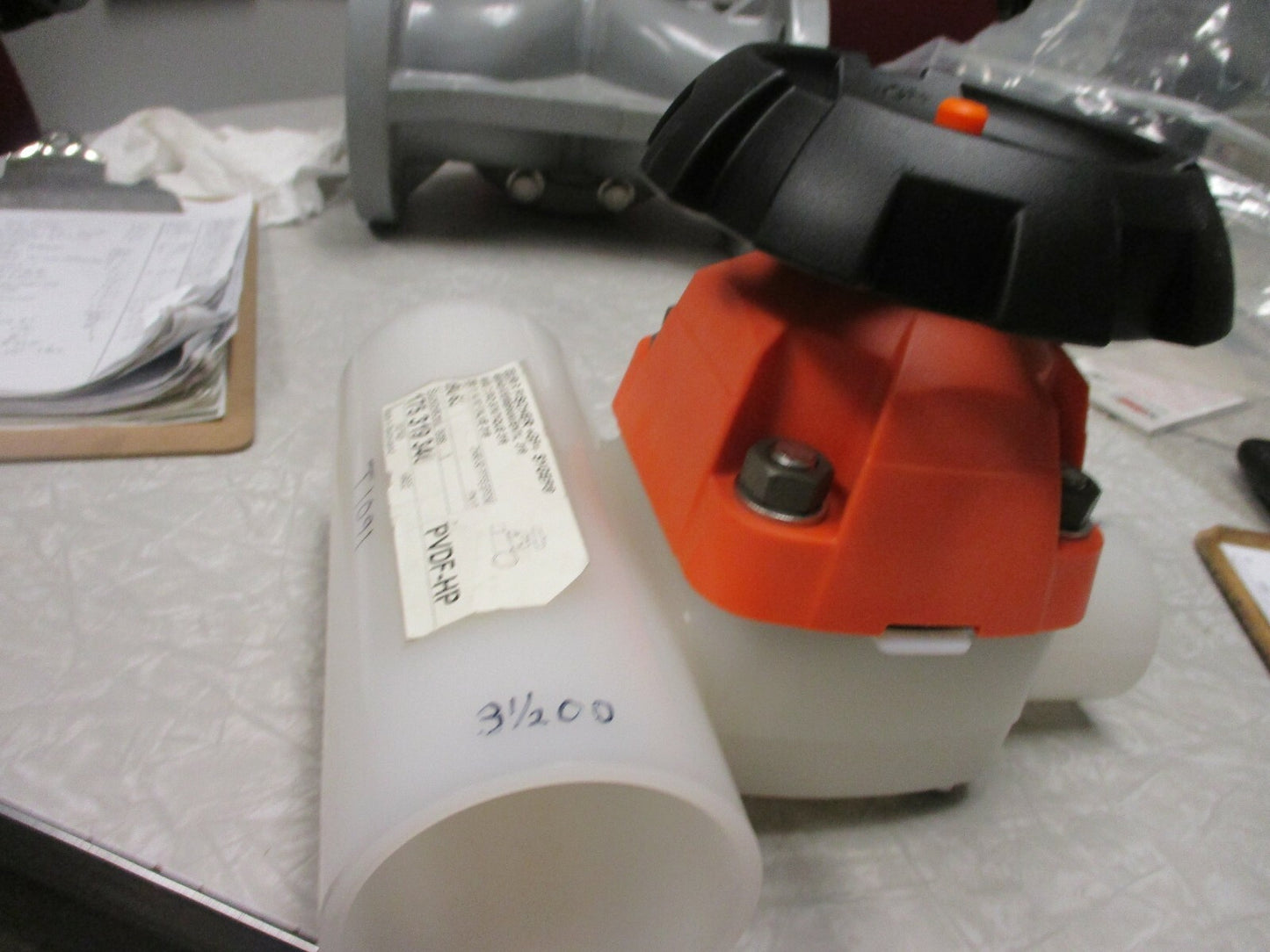 Diaphragm Valve 2" x 3" DN50 GEORG FISCHER SYGEF Spigot / Butt End | PVDF Body 
